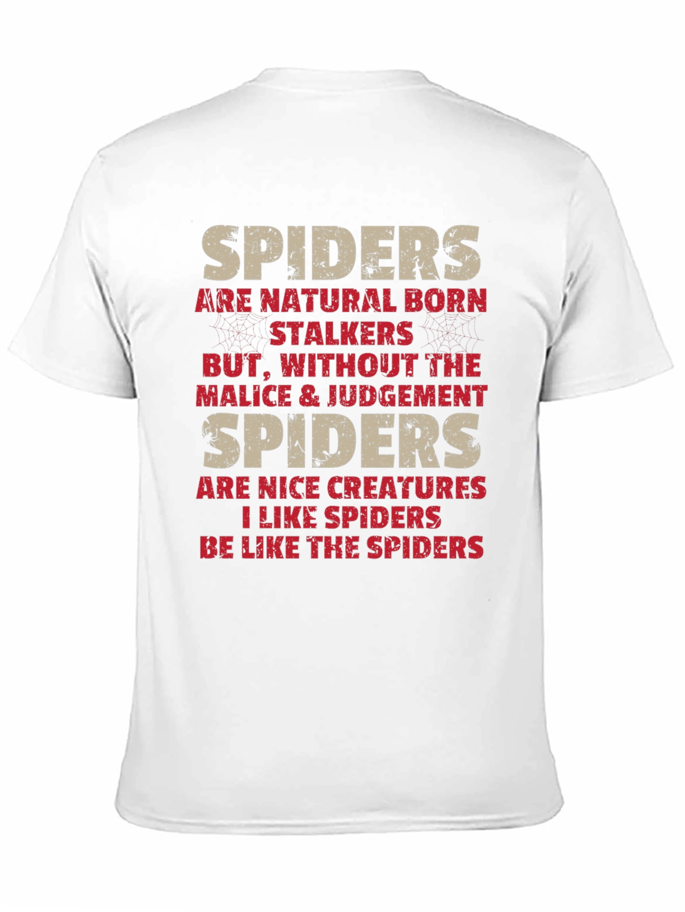 Spiders Natural Born Stalkers Graphic Tee