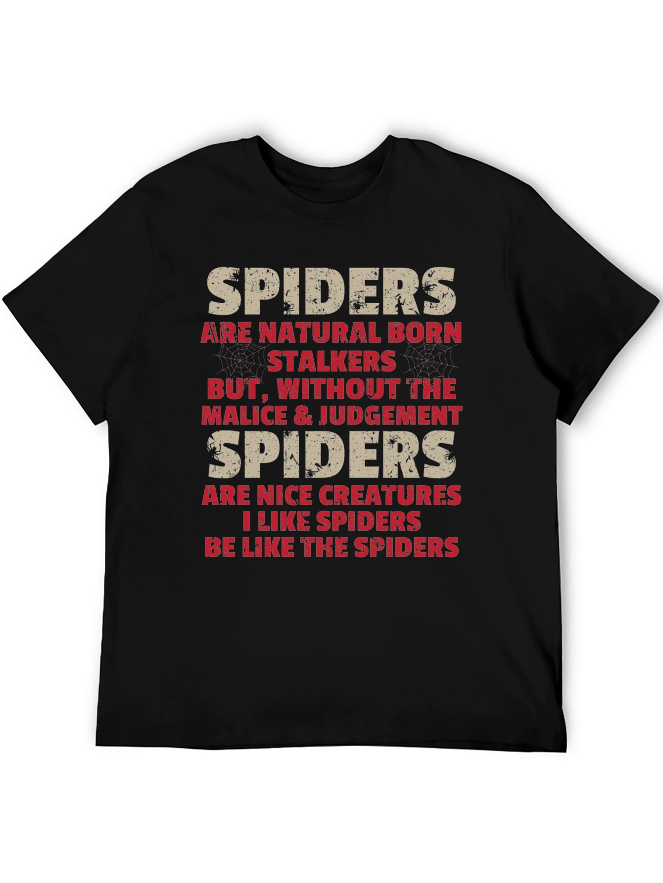Spiders Natural Born Stalkers Graphic Tee