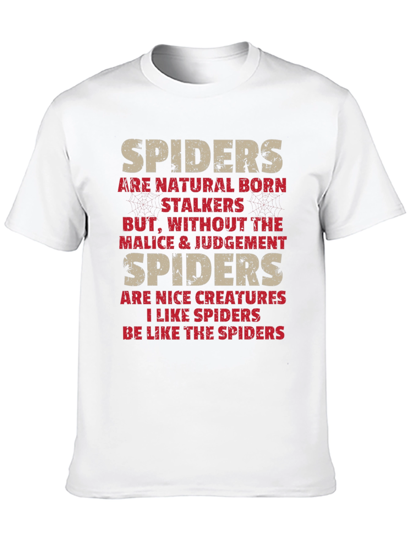 Spiders Natural Born Stalkers Graphic Tee