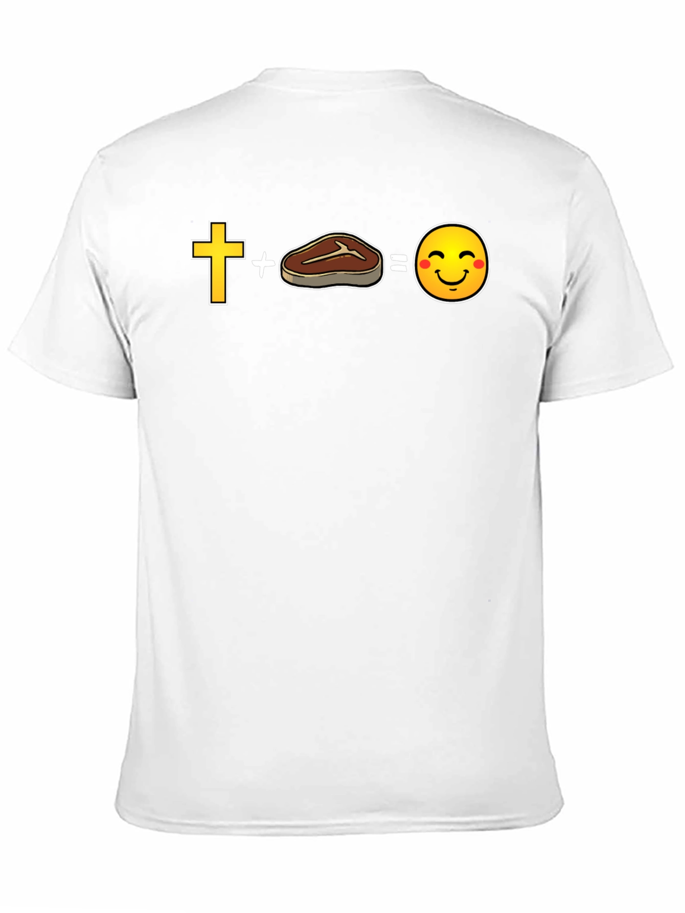 Funny Christian Steak Emoji T-Shirt