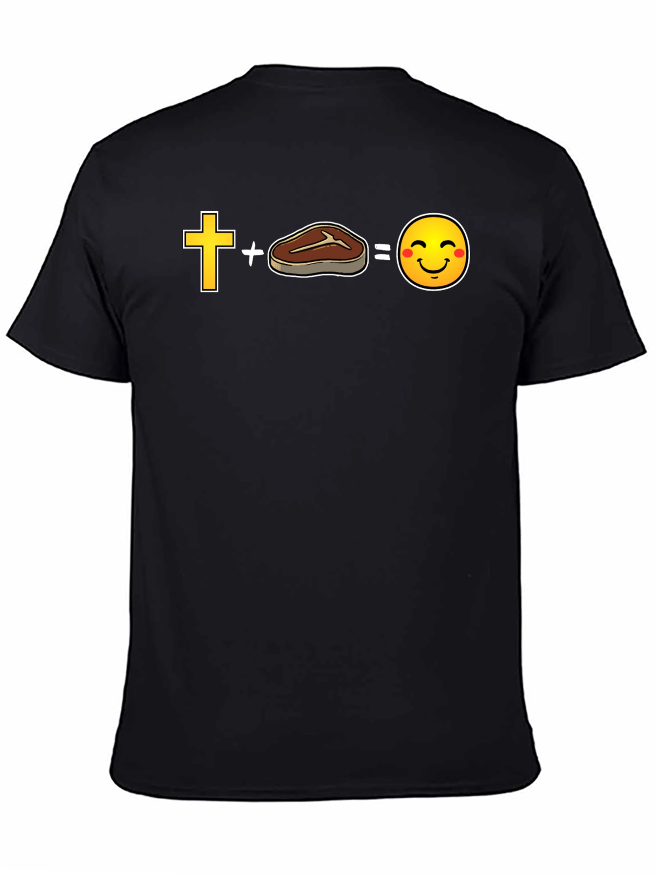 Funny Christian Steak Emoji T-Shirt