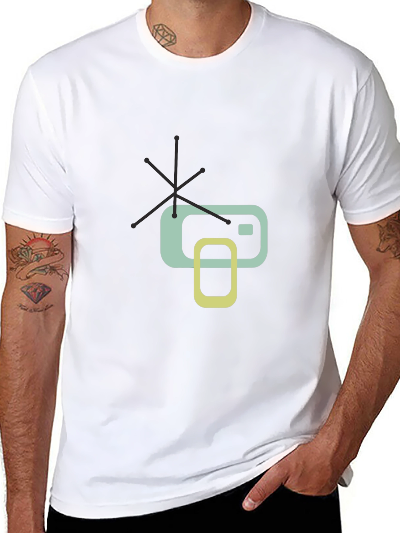 Mid-Century Modern Atomic Style Graphic Tee