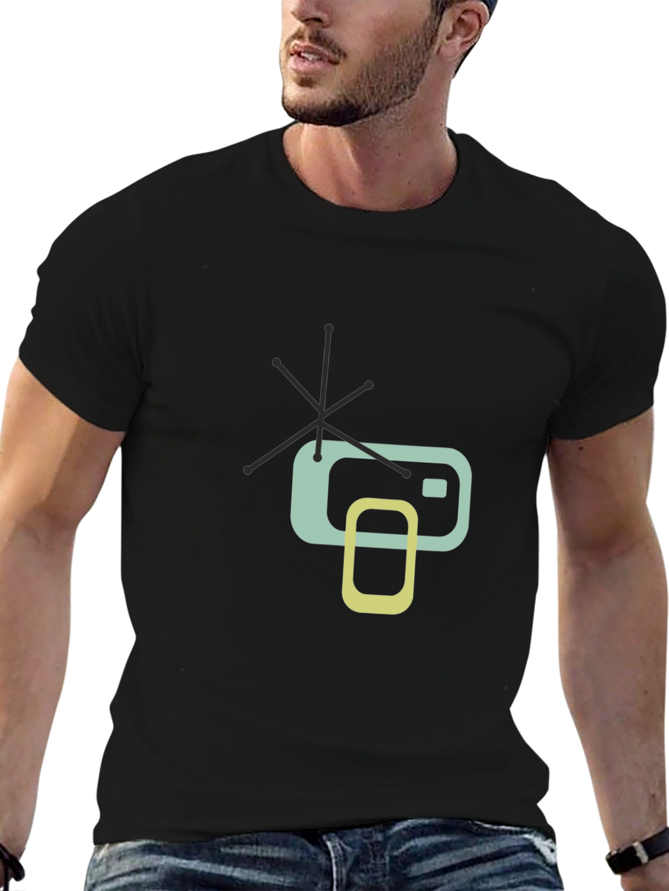 Mid-Century Modern Atomic Style Graphic Tee
