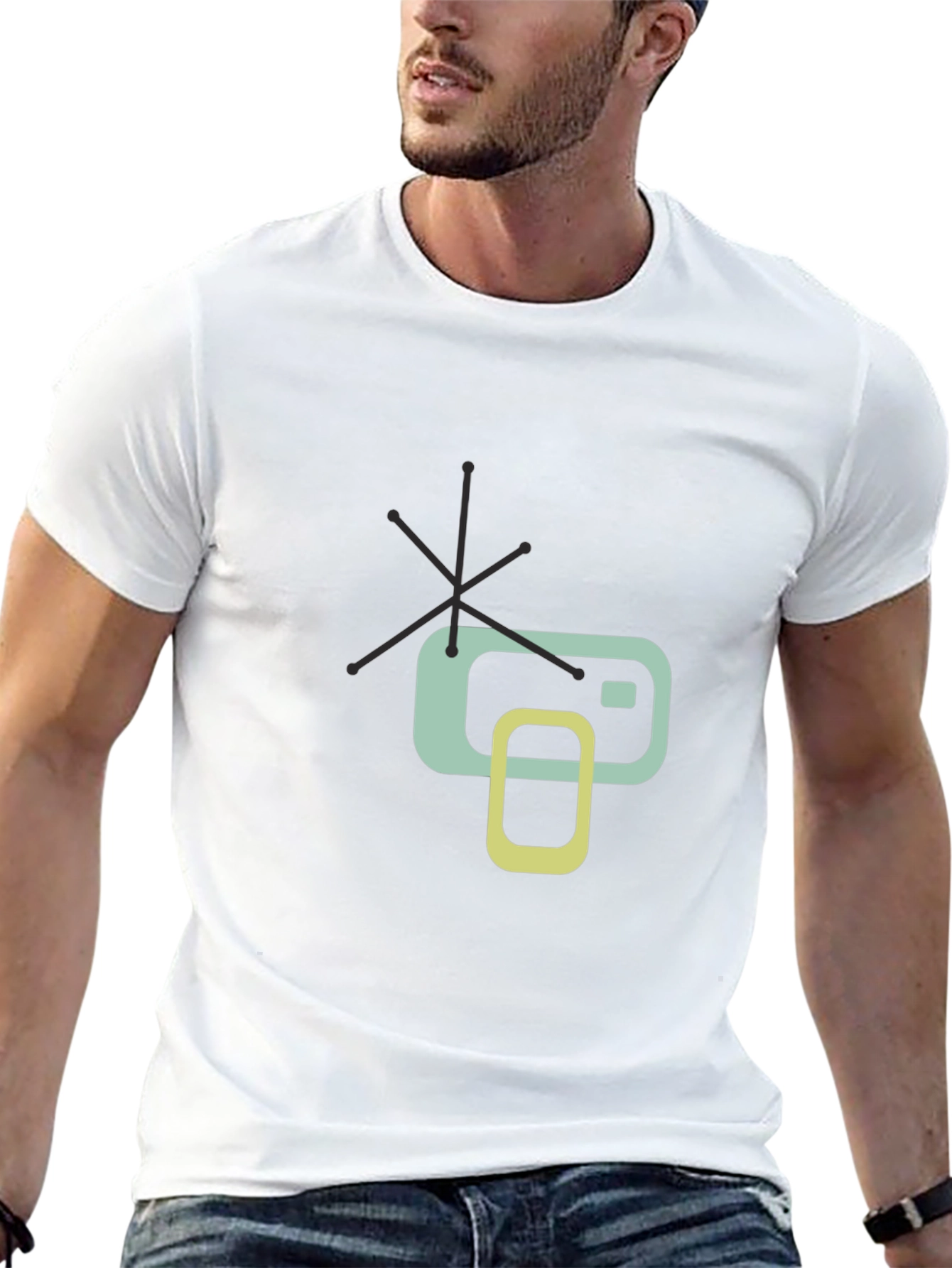 Mid-Century Modern Atomic Style Graphic Tee