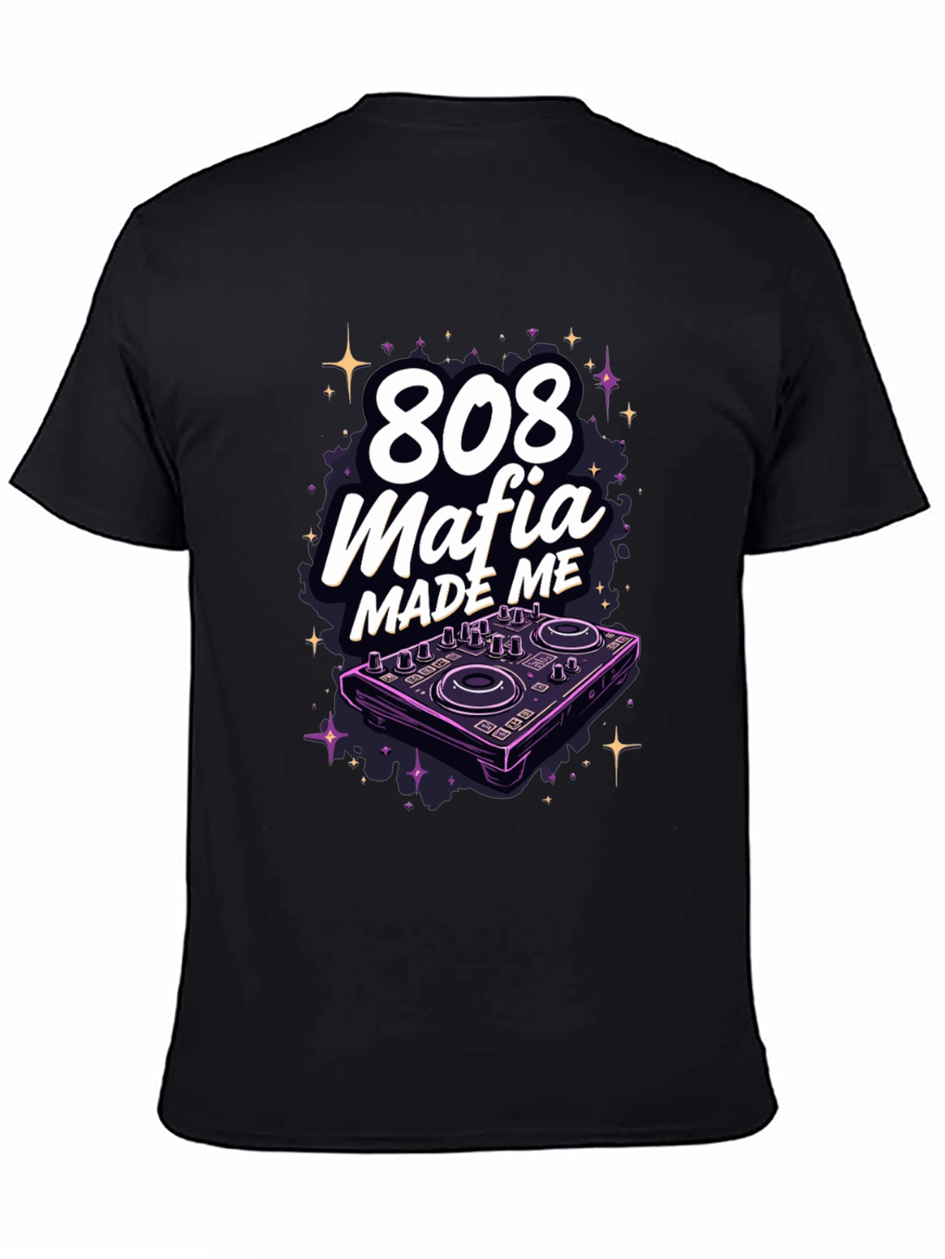 808 Mafia Made Me Black Graphic Tee