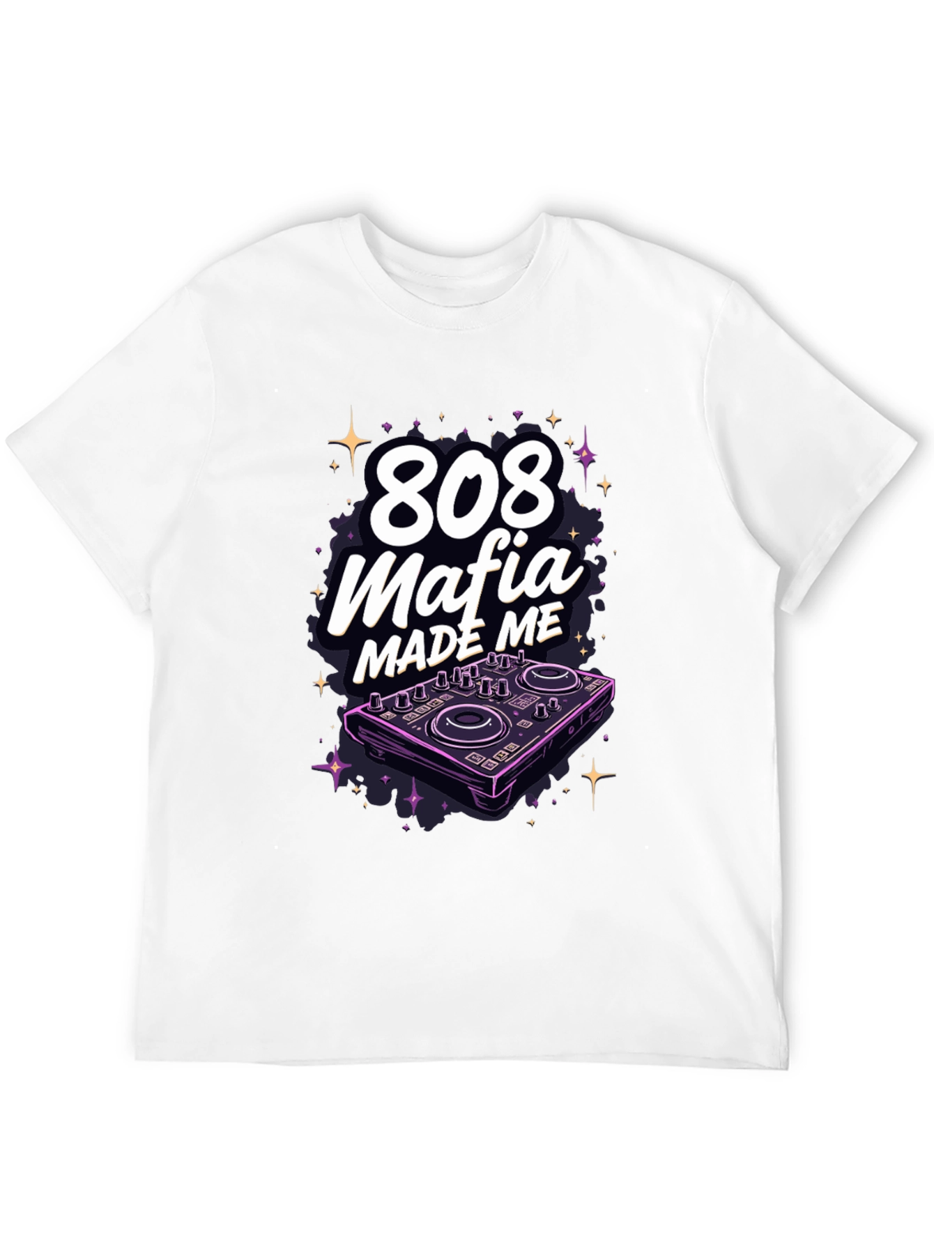 808 Mafia Made Me Black Graphic Tee