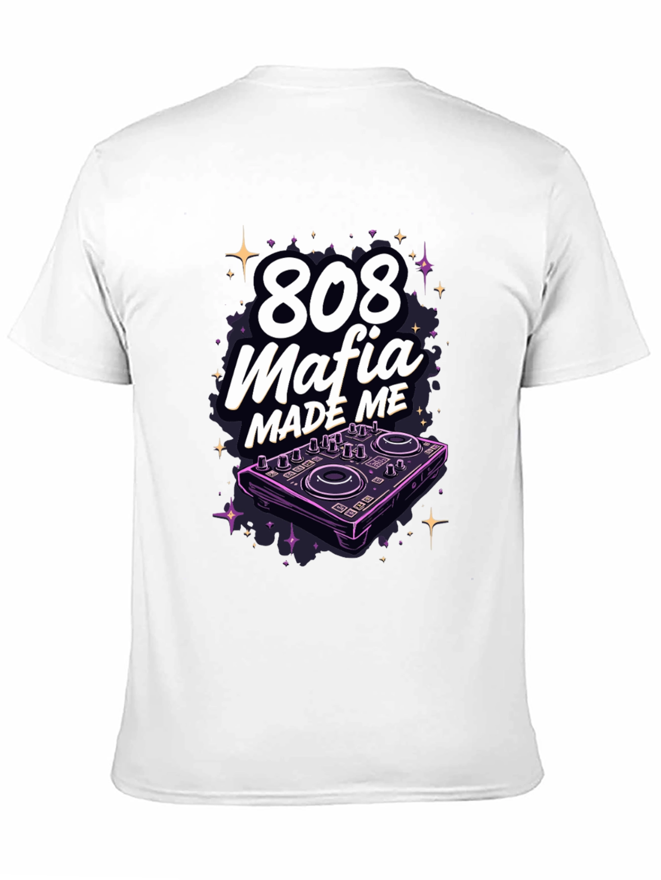 808 Mafia Made Me Black Graphic Tee