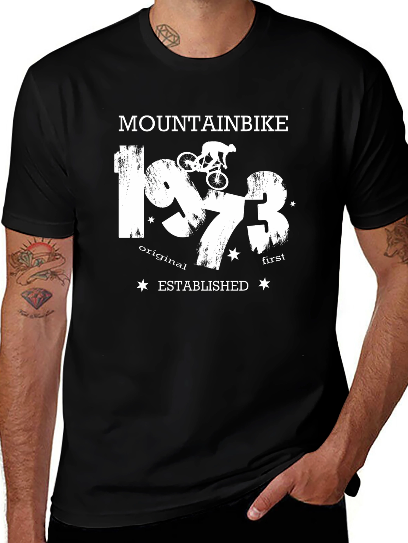 Mountainbike 1973 EST Established Black T-Shirt