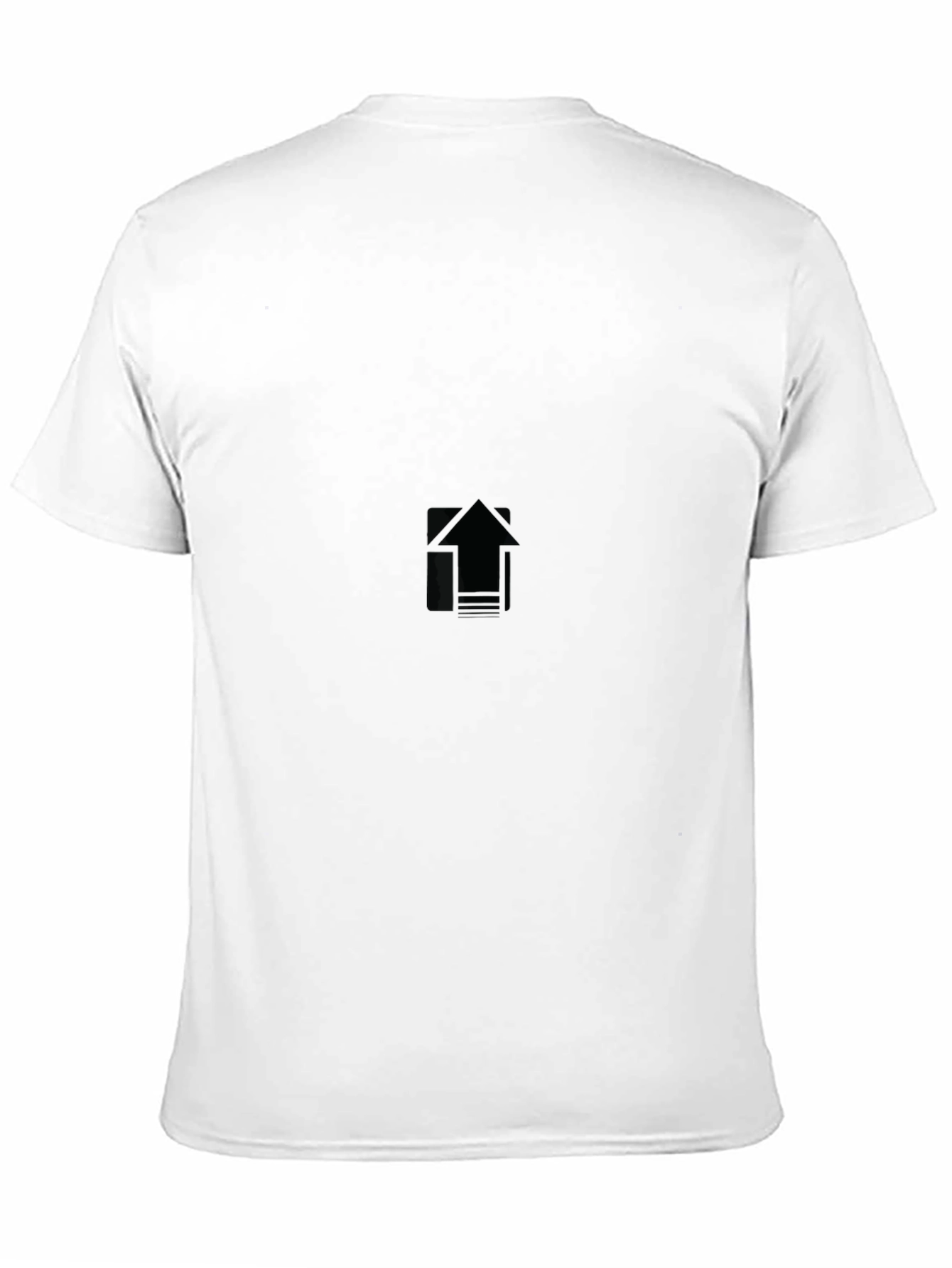 Mens Black Crew Neck Short Sleeve T-Shirt