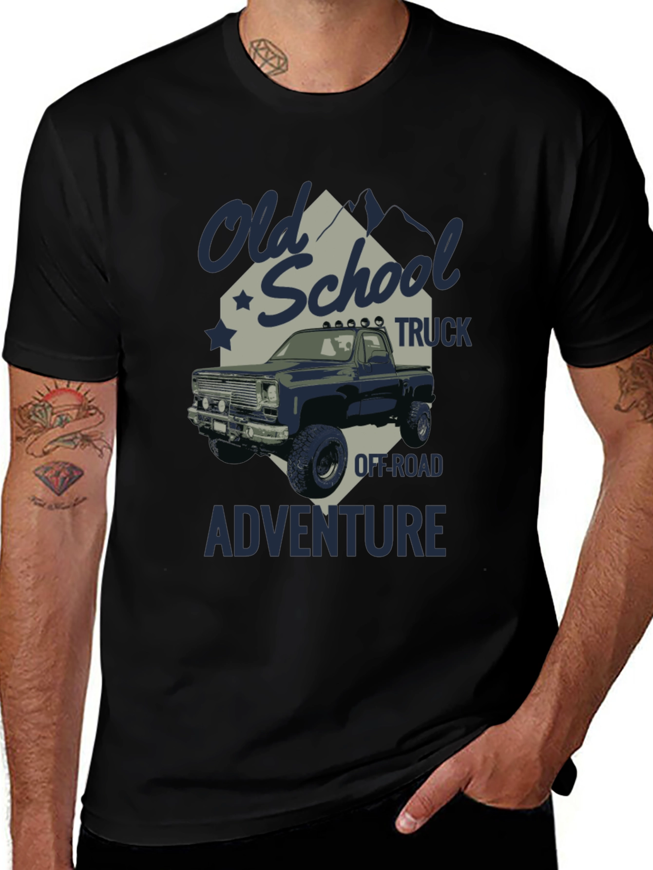 Old School Truck Adventure Graphic Tee