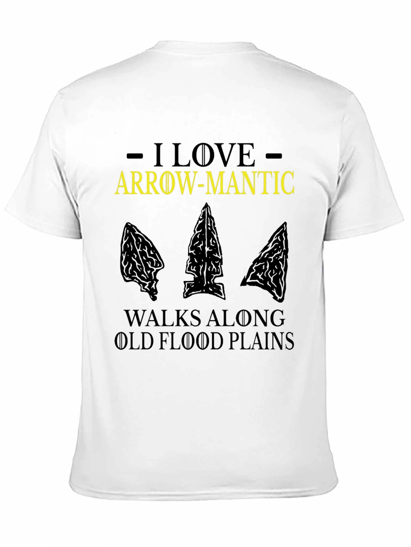 Arrow-Mantic T-Shirt: Walks Along Old Flood Plains