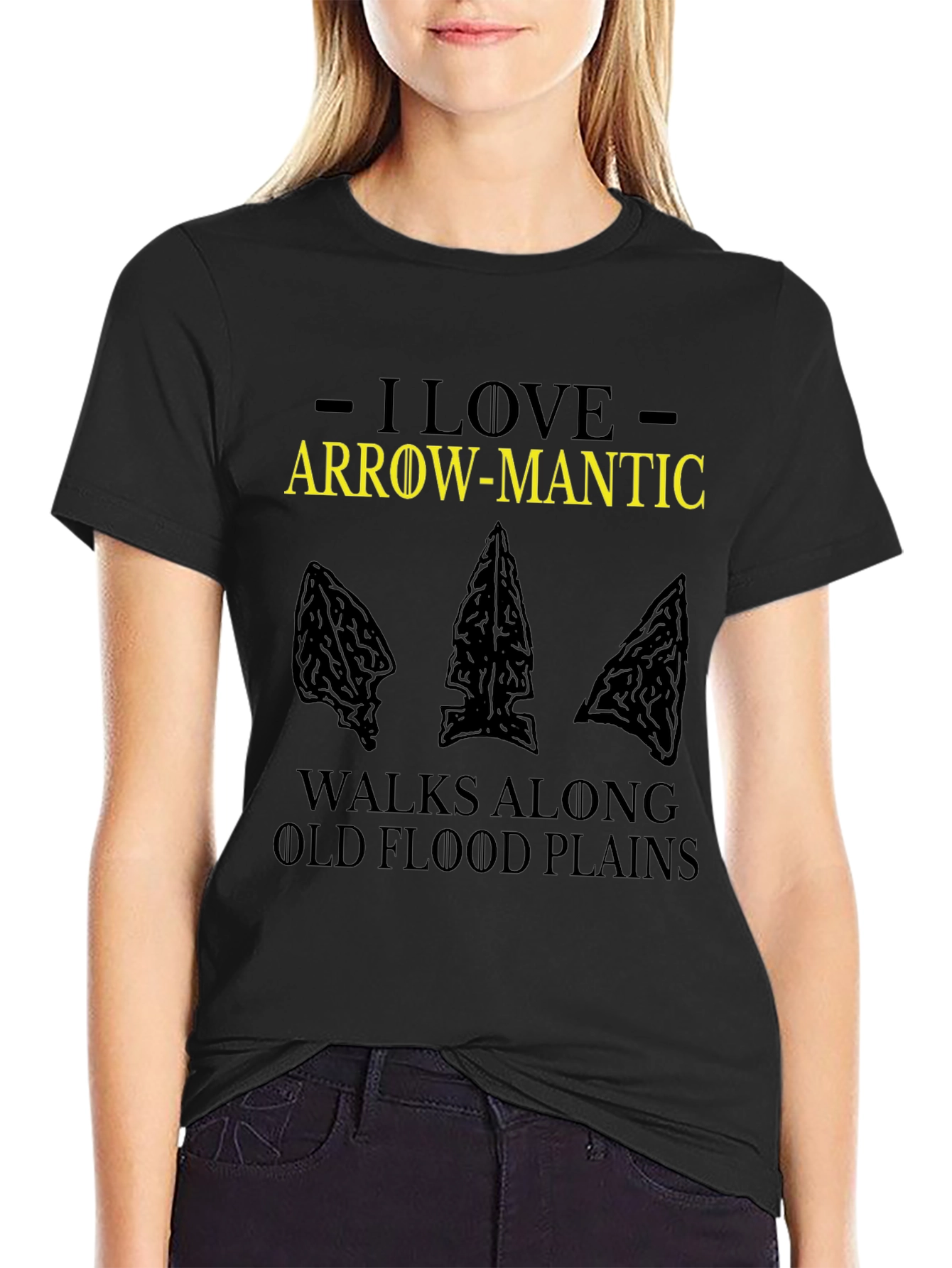 Arrow-Mantic T-Shirt: Walks Along Old Flood Plains