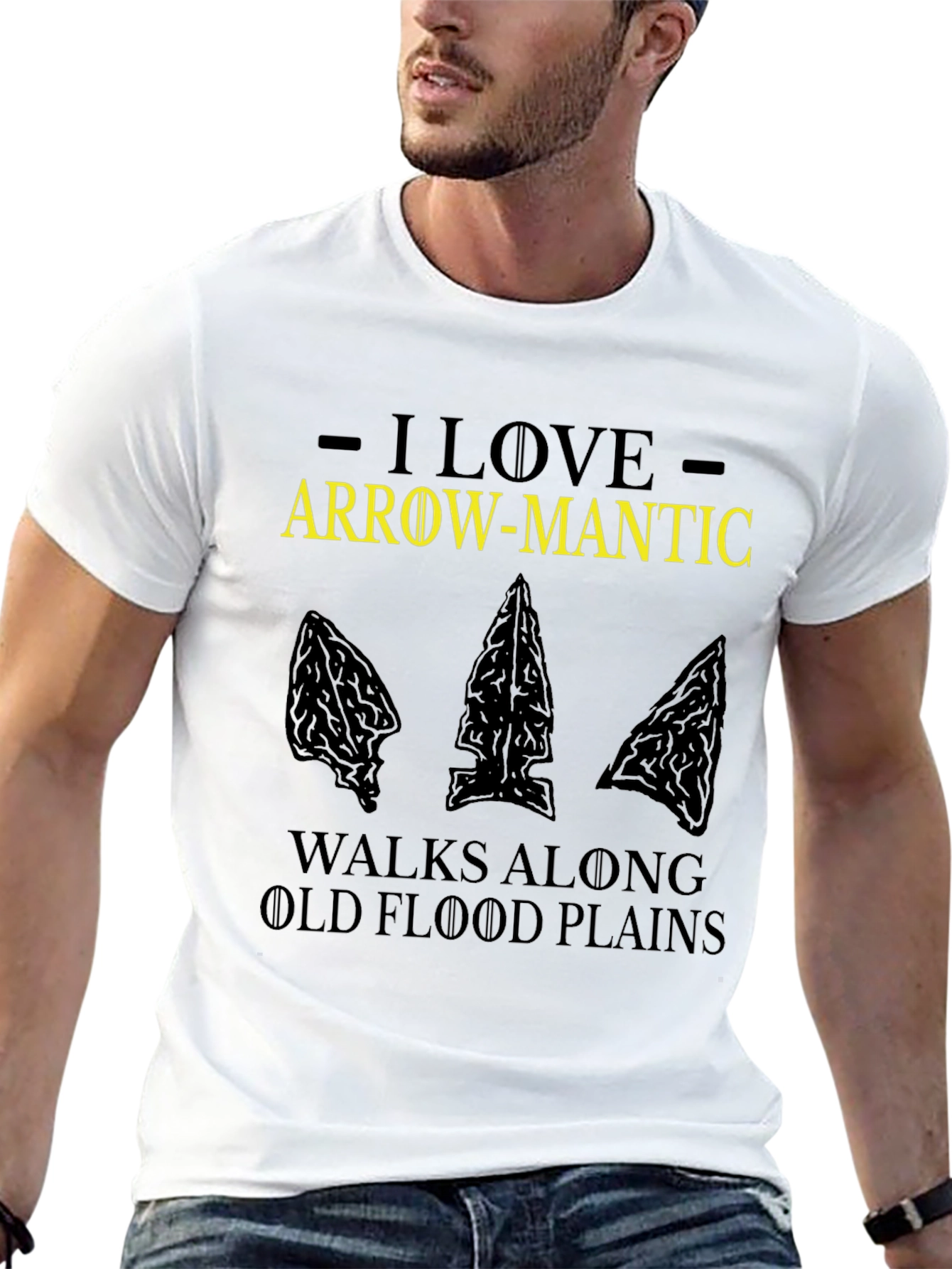 Arrow-Mantic T-Shirt: Walks Along Old Flood Plains