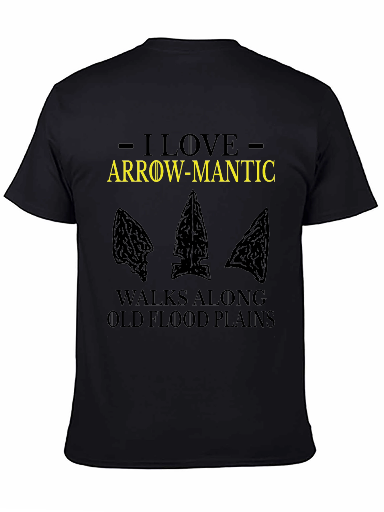 Arrow-Mantic T-Shirt: Walks Along Old Flood Plains