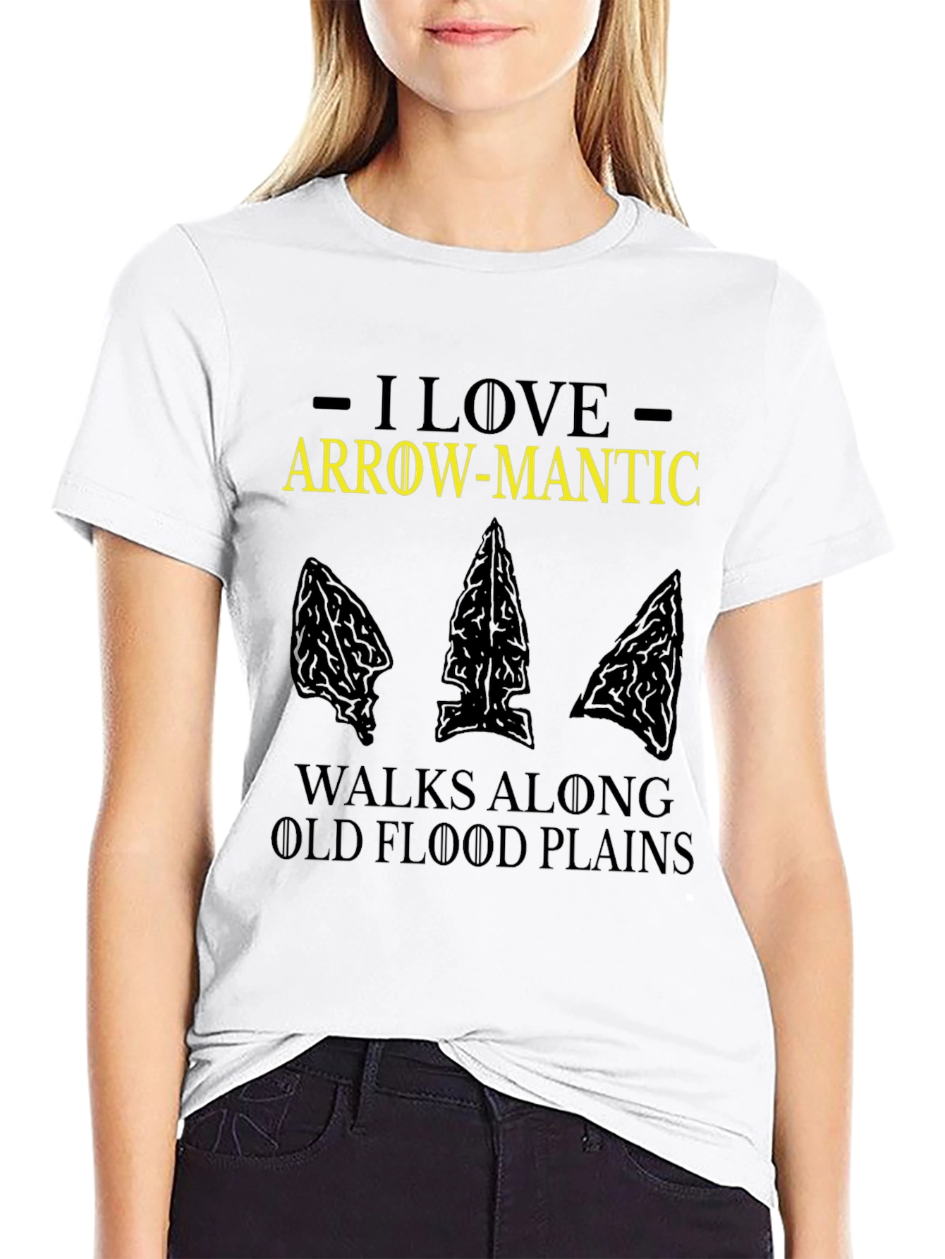 Arrow-Mantic T-Shirt: Walks Along Old Flood Plains