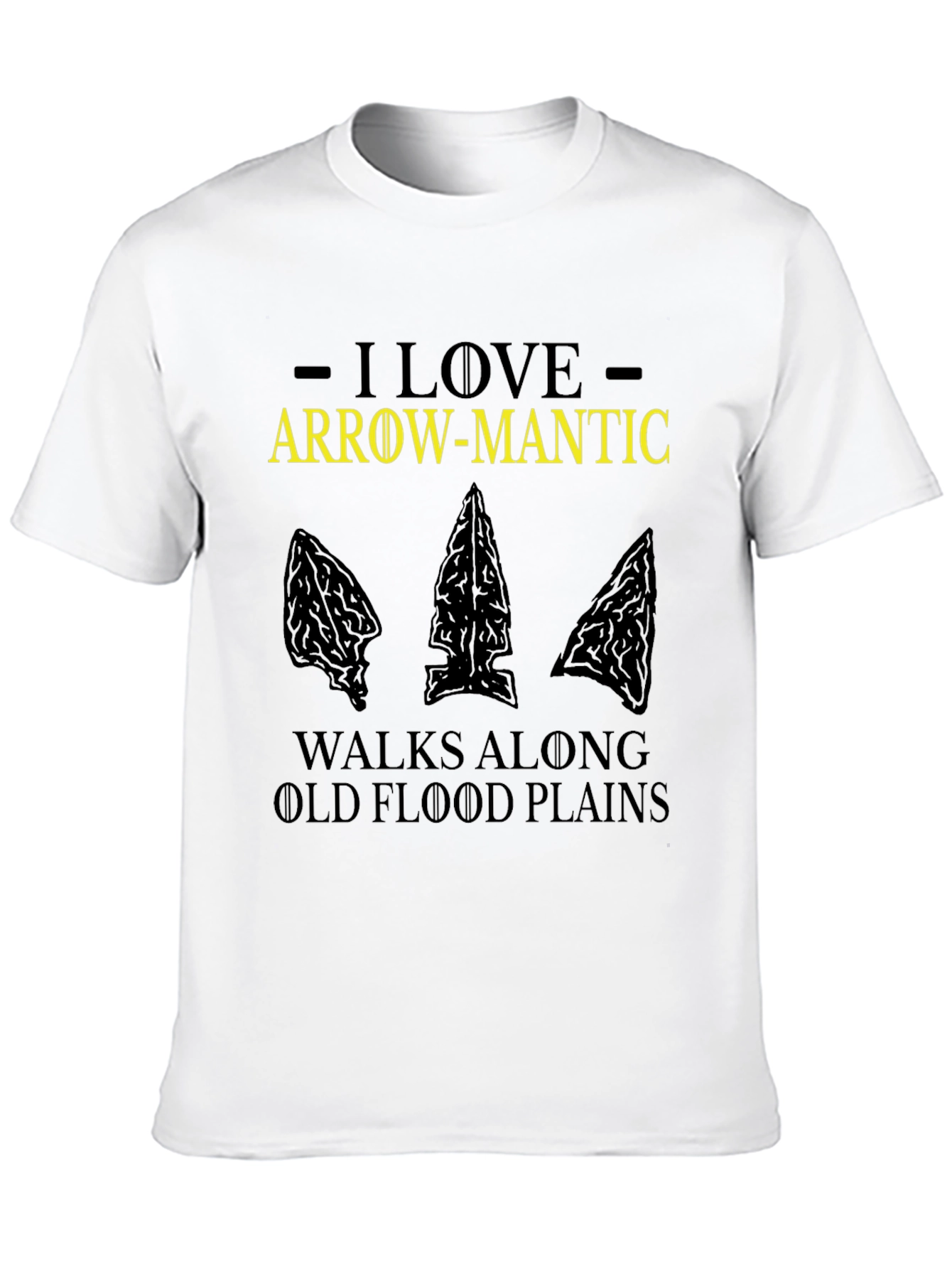 Arrow-Mantic T-Shirt: Walks Along Old Flood Plains