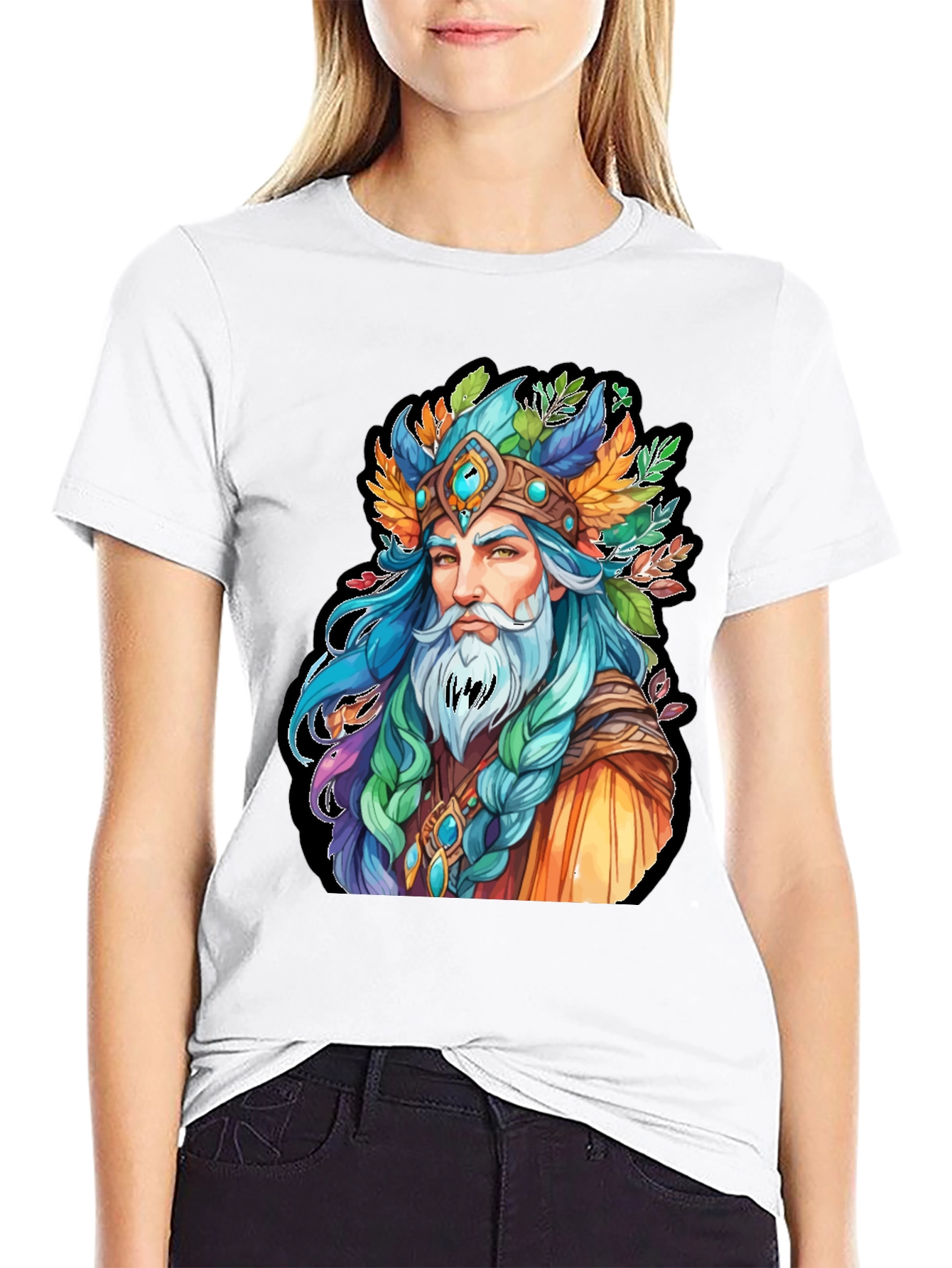 Mythical Wizard Graphic T-Shirt