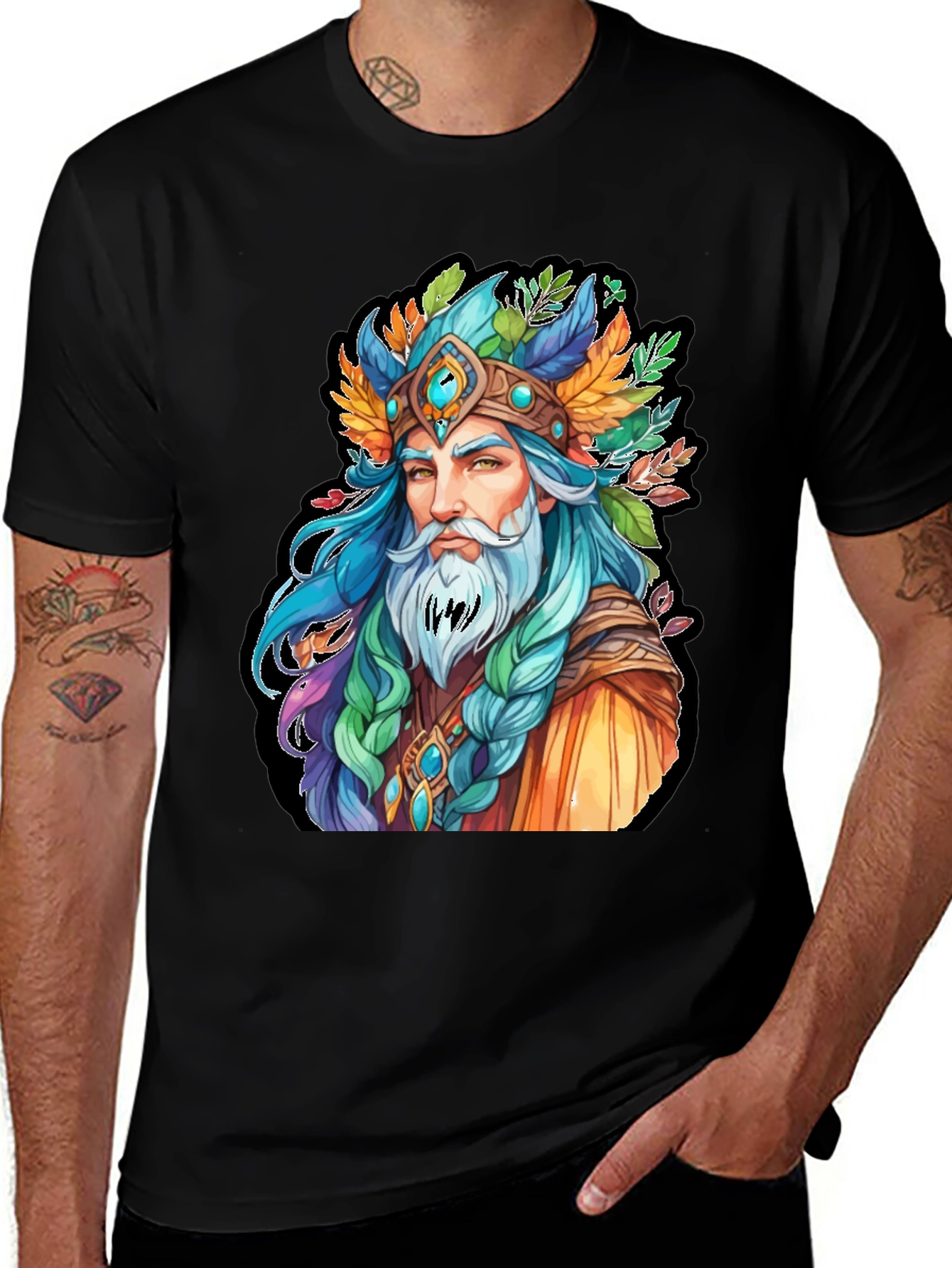 Mythical Wizard Graphic T-Shirt