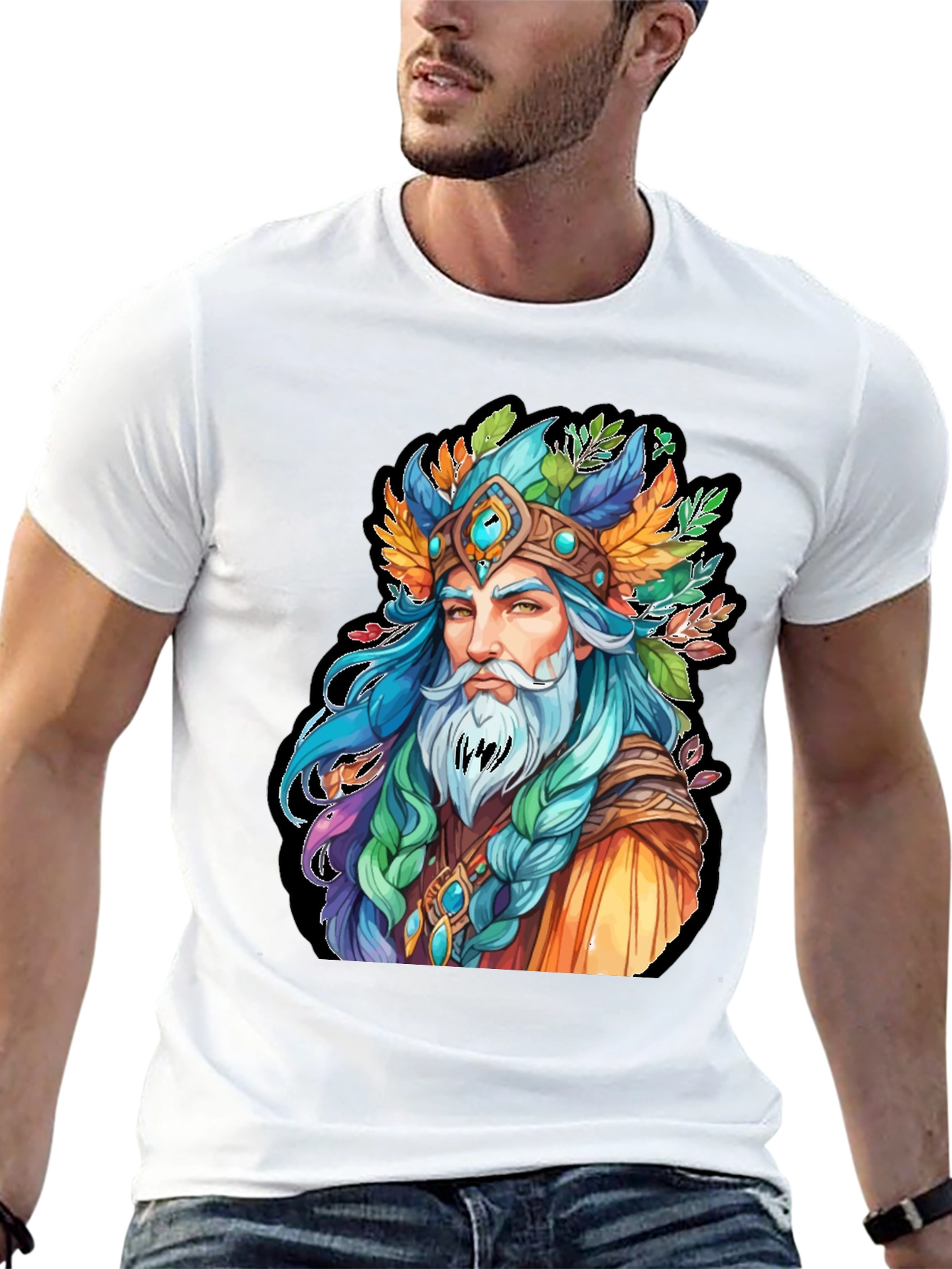 Mythical Wizard Graphic T-Shirt