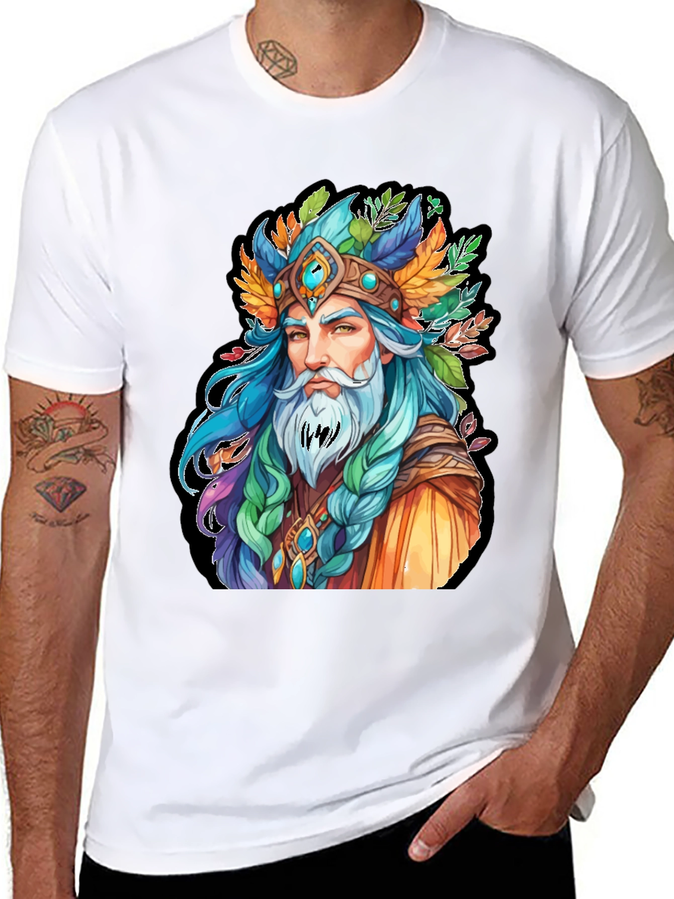 Mythical Wizard Graphic T-Shirt