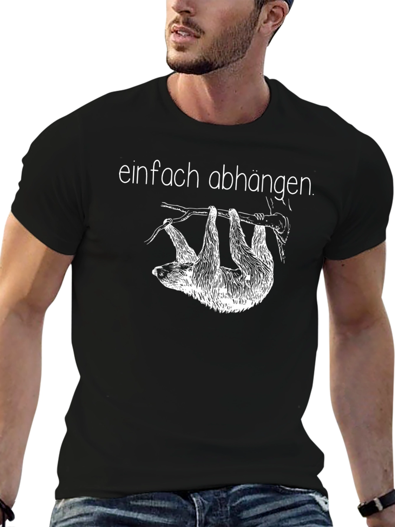 Einfach Abhängen Sloth Graphic Tee