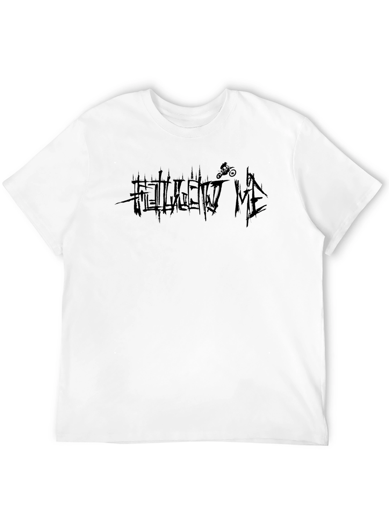 Follow Me Black Graphic Tee