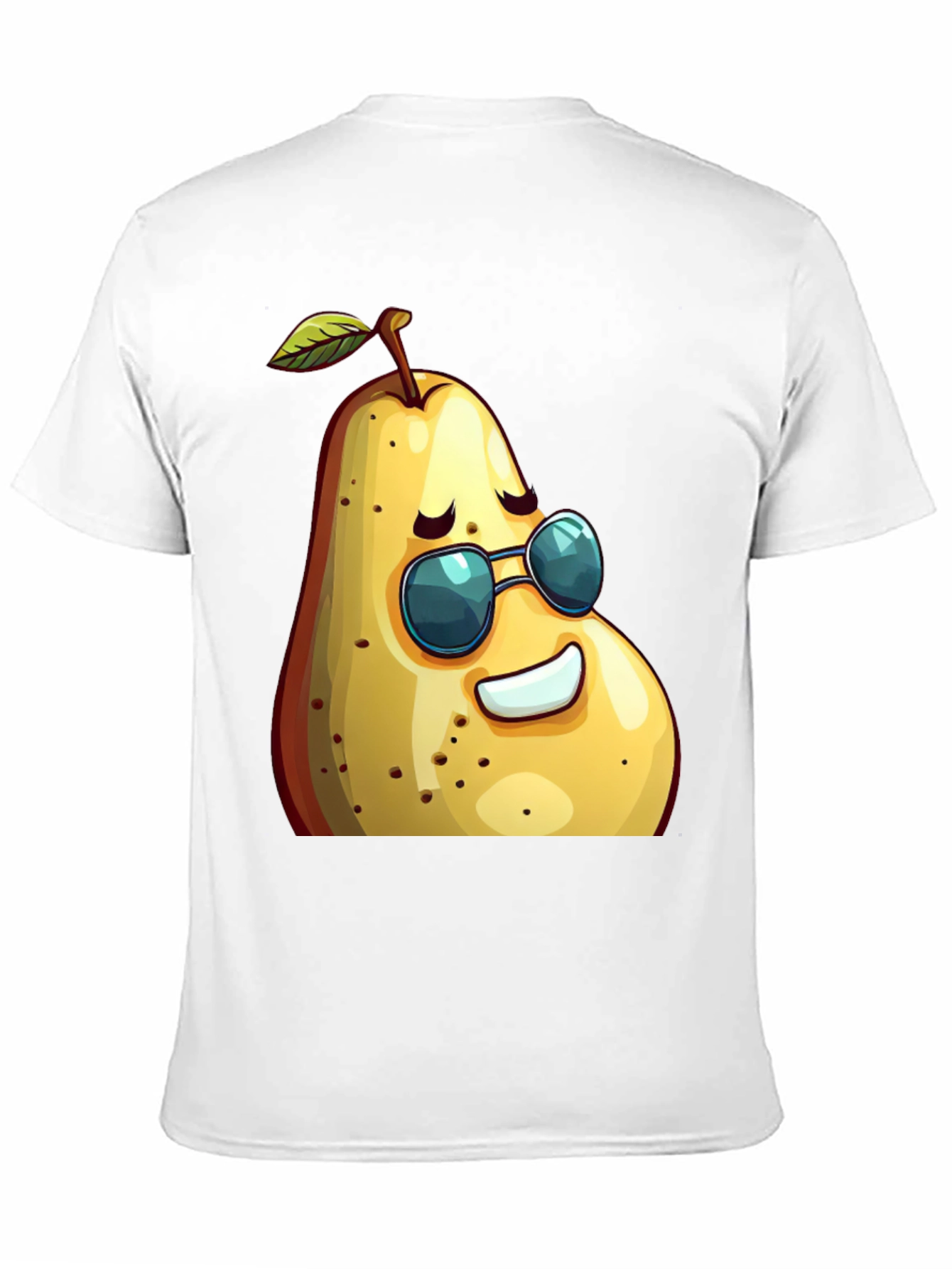 Cool Pear Graphic Tee - Unisex Black T-Shirt