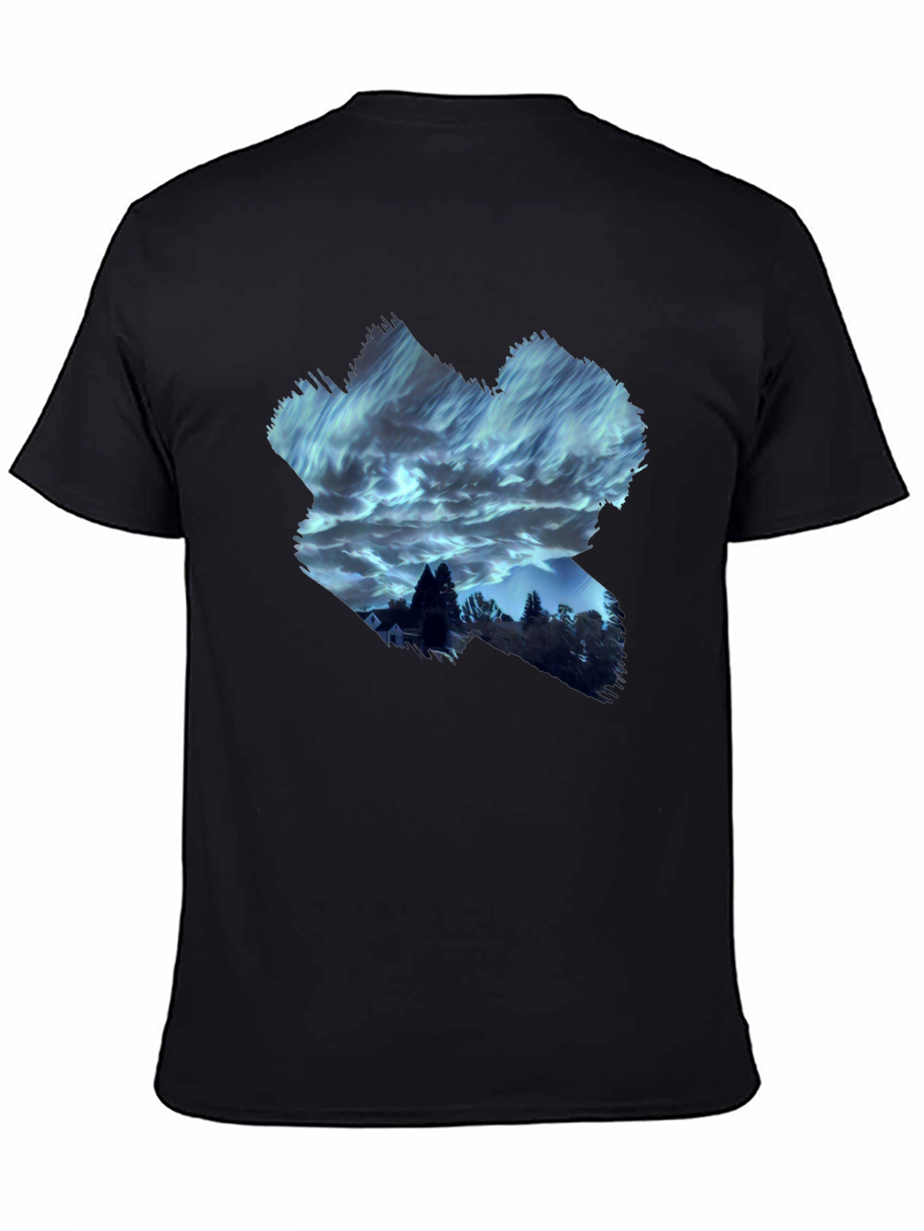 Aurora Night Sky T-Shirt - Unique Graphic Tee