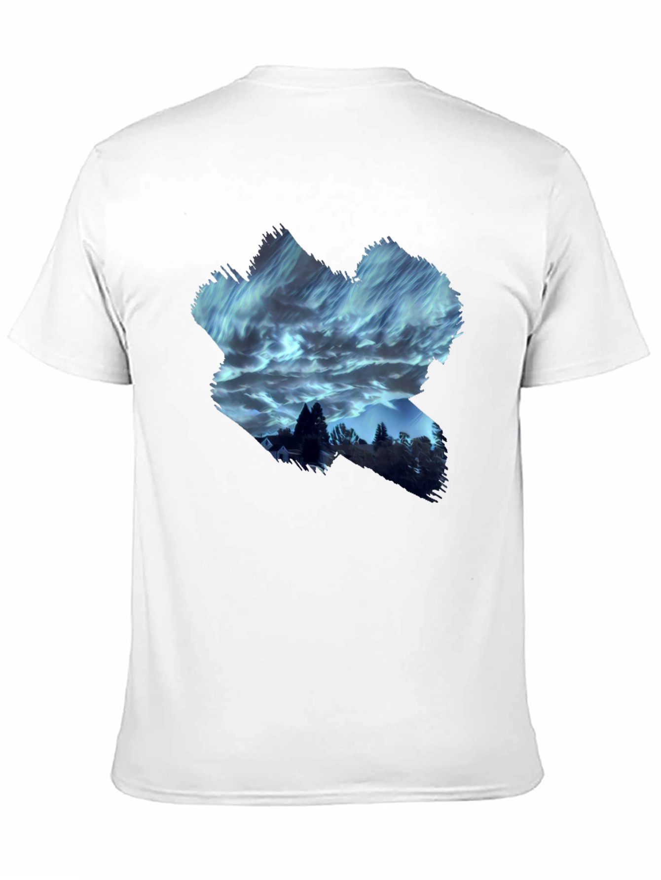 Aurora Night Sky T-Shirt - Unique Graphic Tee