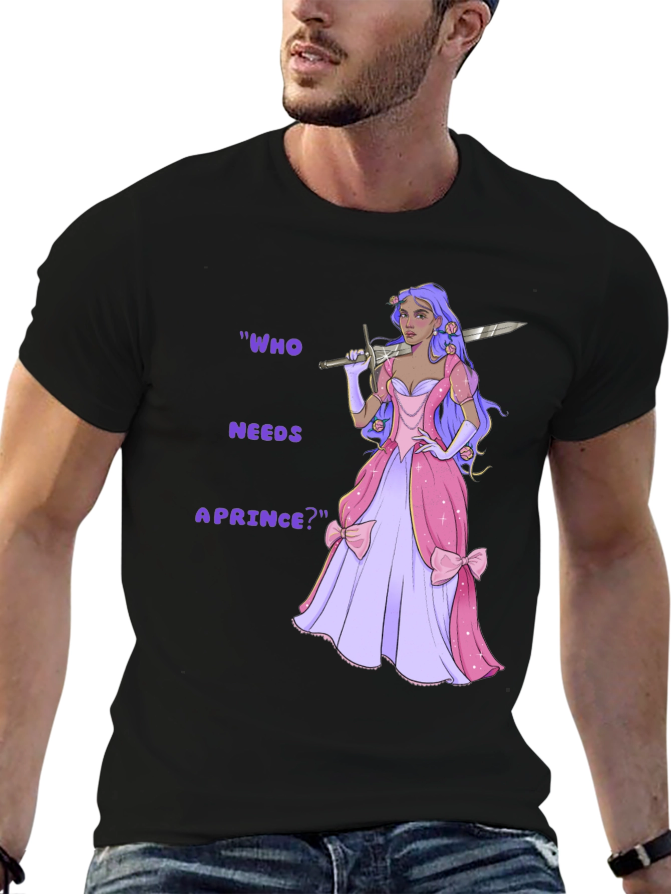 Empowered Princess T-Shirt - Who Needs a Prince?