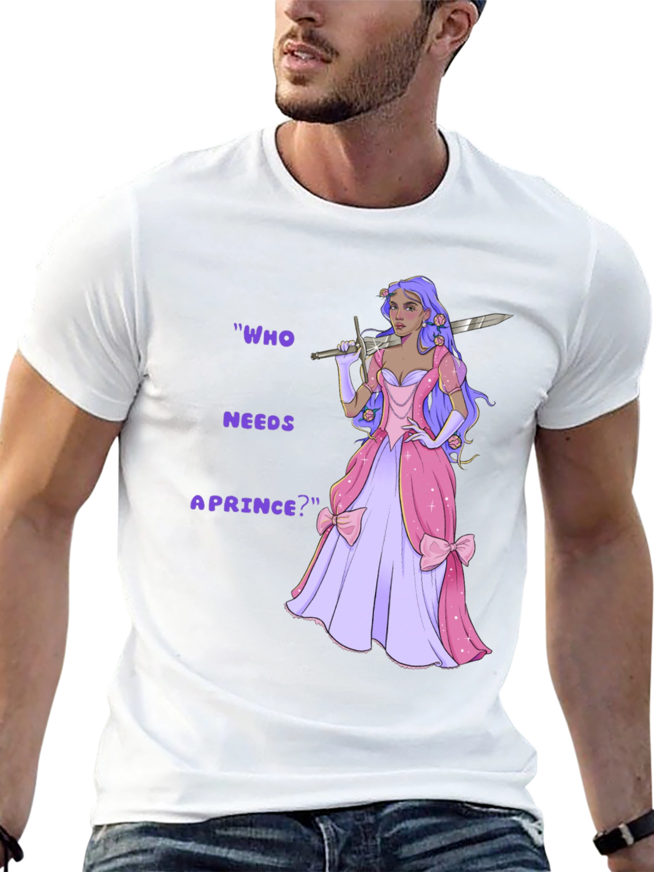 Empowered Princess T-Shirt - Who Needs a Prince?