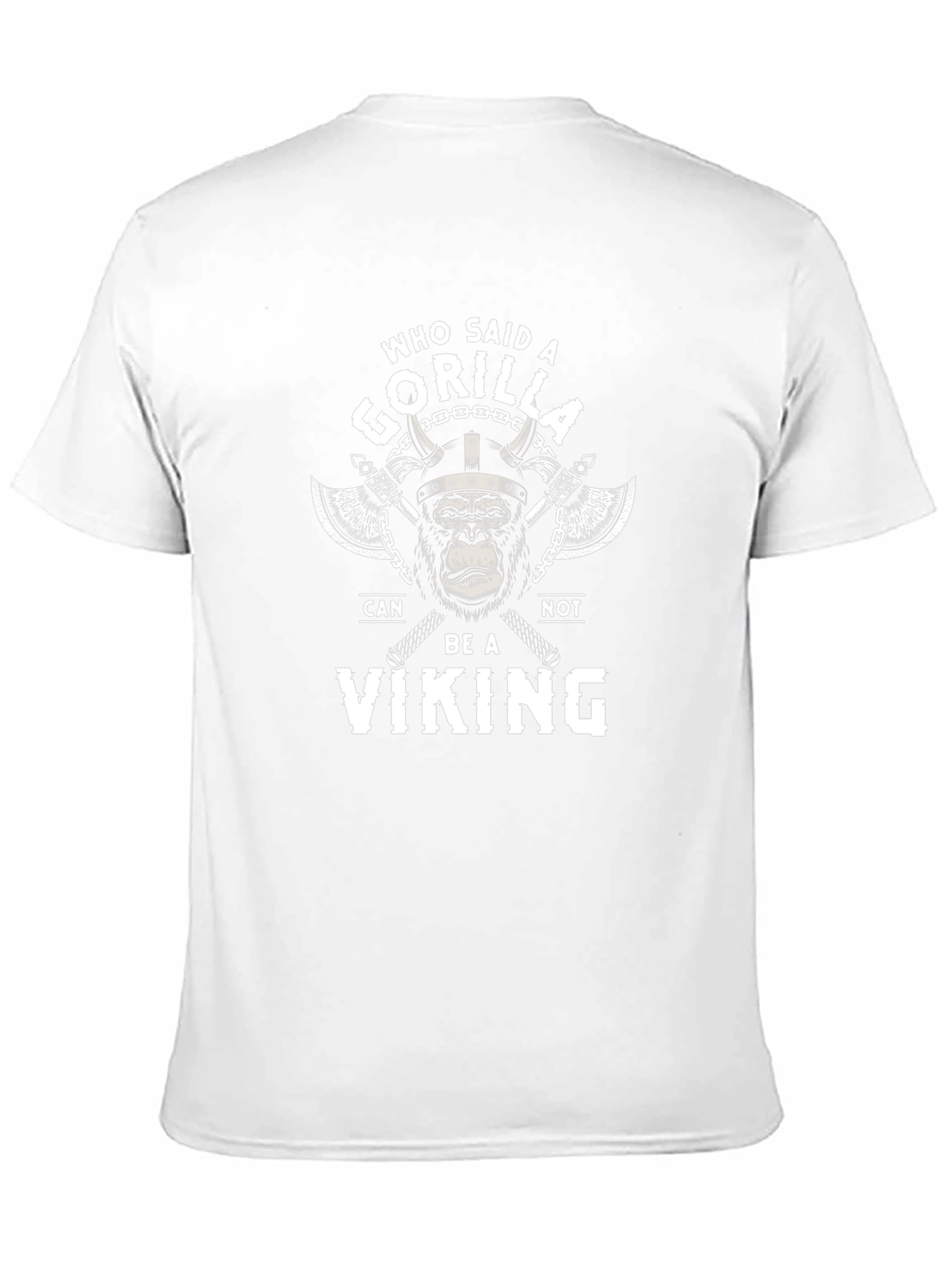 Gorilla Viking T-Shirt - Funny Graphic Tee