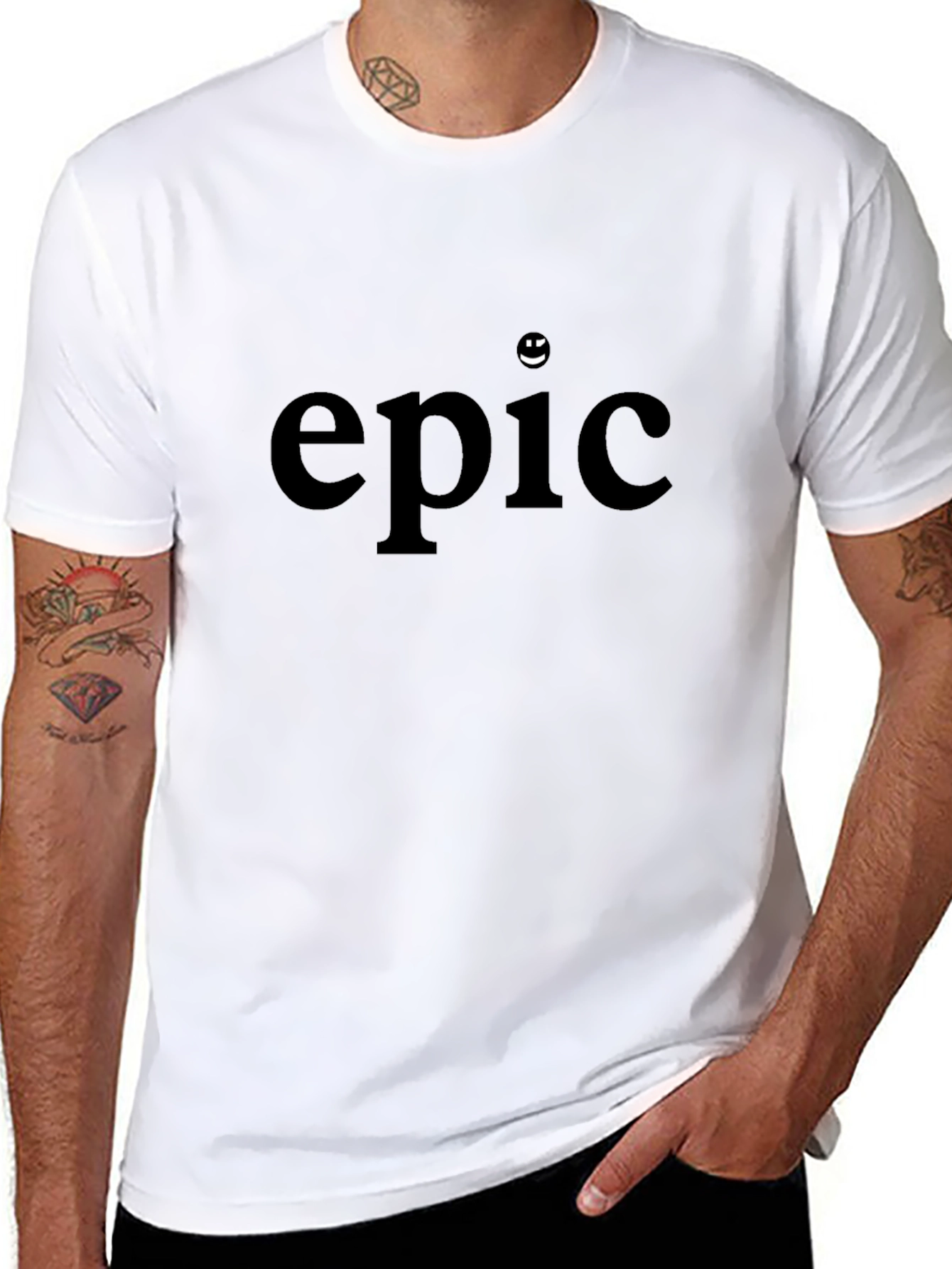 Epic Graphic Tee - Soft Cotton Crewneck