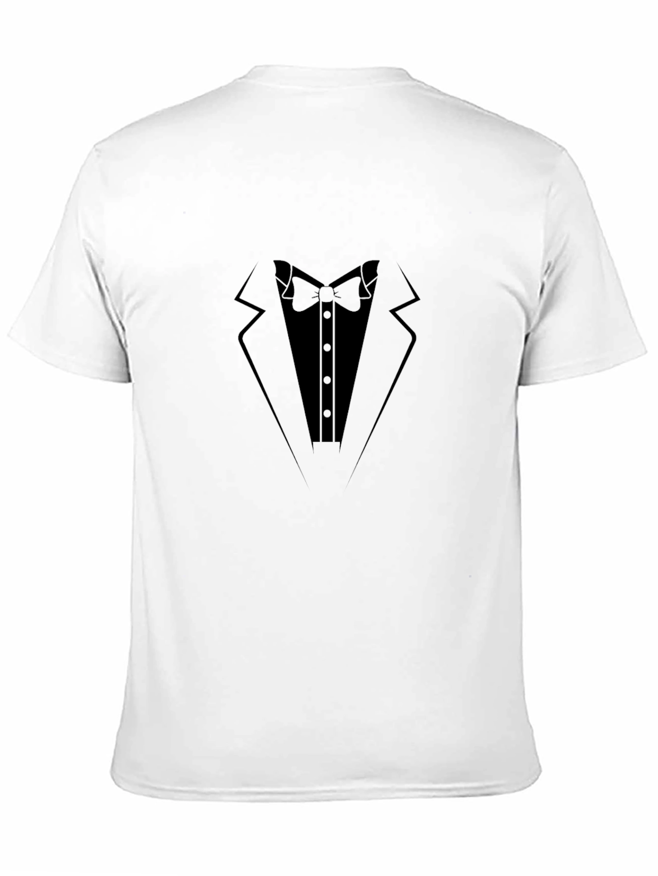 Black Tuxedo T-Shirt - Instant Formal Fun!