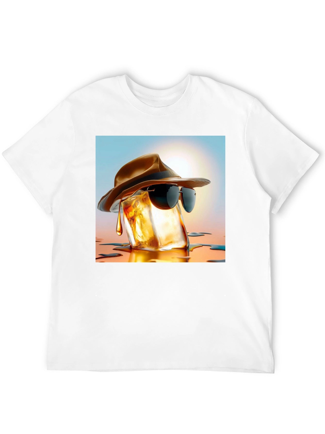 Cool Whiskey Ice Cube T-Shirt