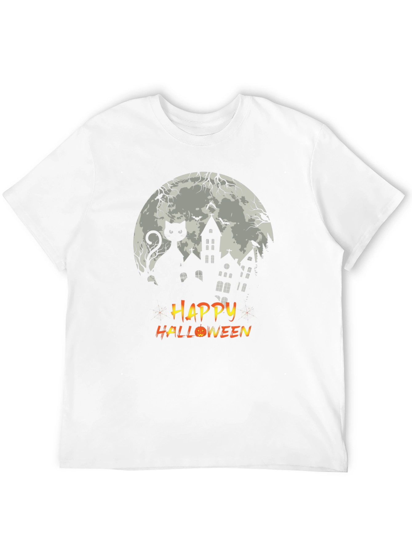 Halloween Black Cat T-Shirt - Spooky Season Tee