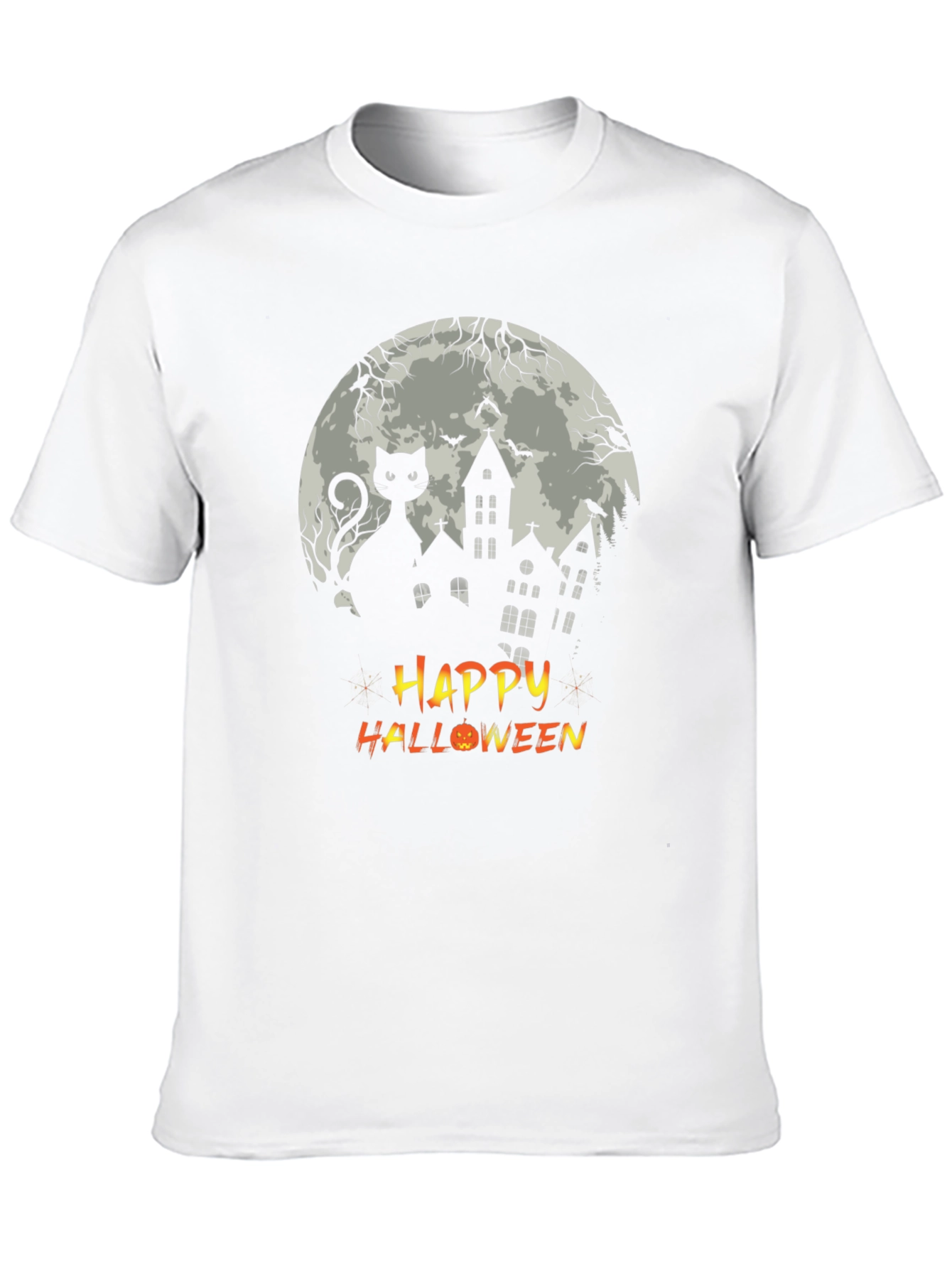 Halloween Black Cat T-Shirt - Spooky Season Tee