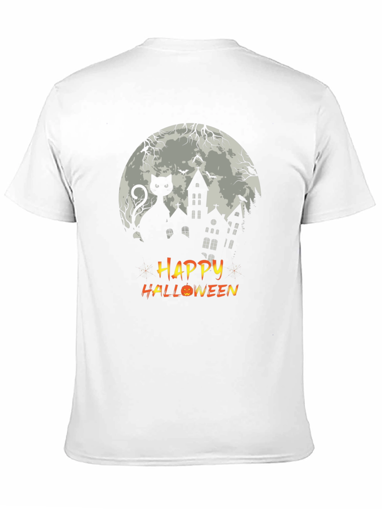 Halloween Black Cat T-Shirt - Spooky Season Tee