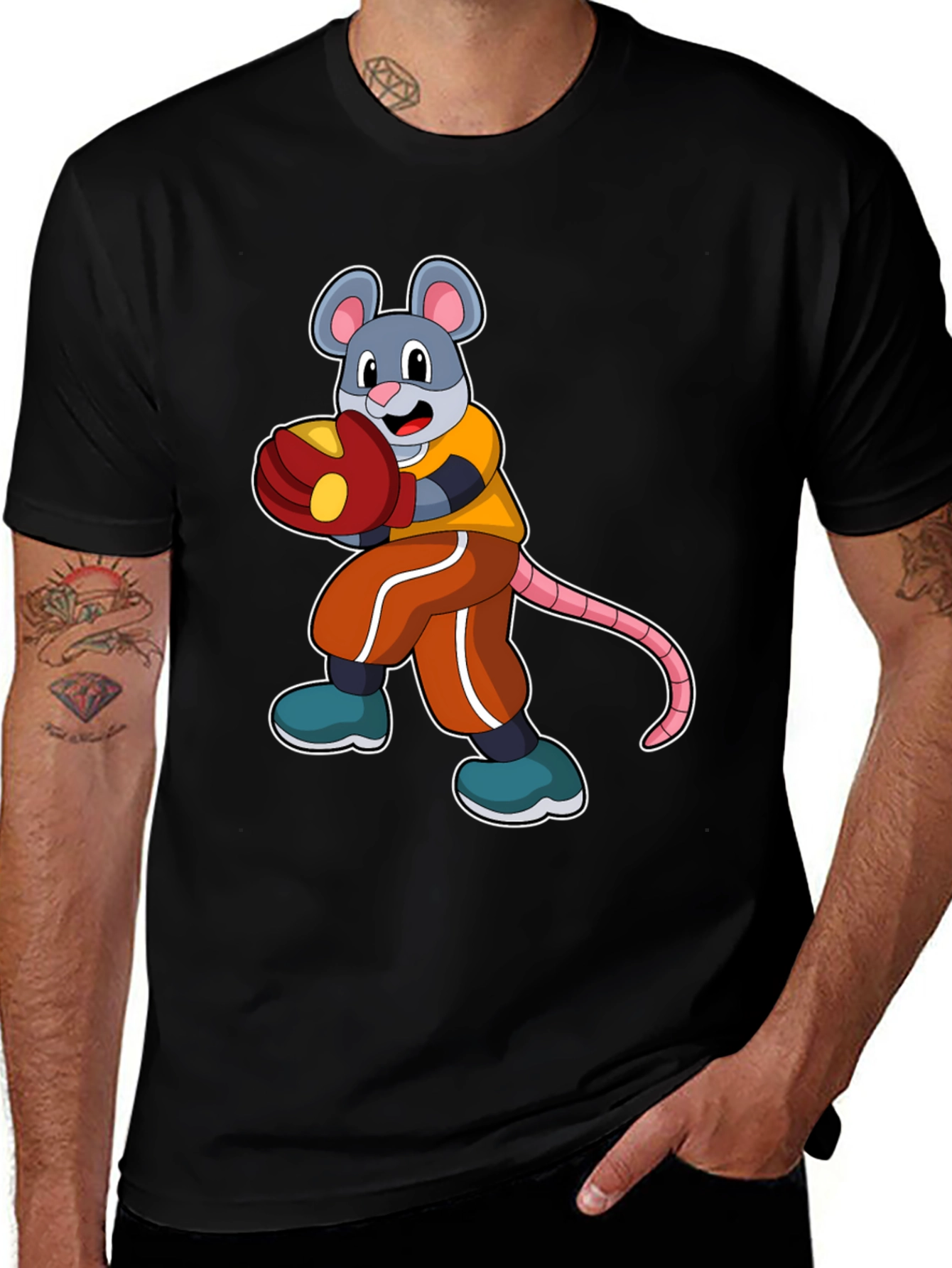 Mouse Boxer Graphic Tee
