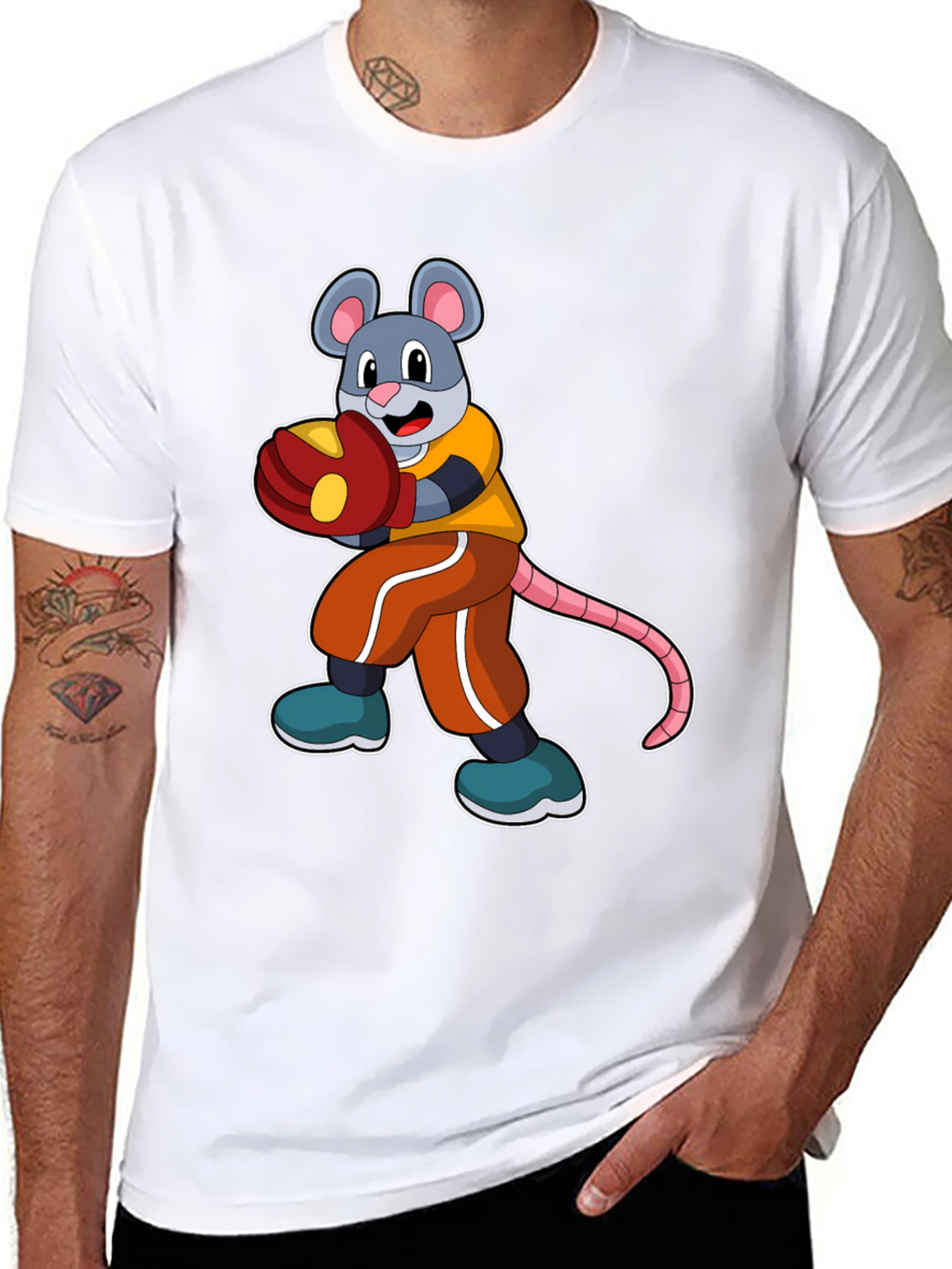 Mouse Boxer Graphic Tee