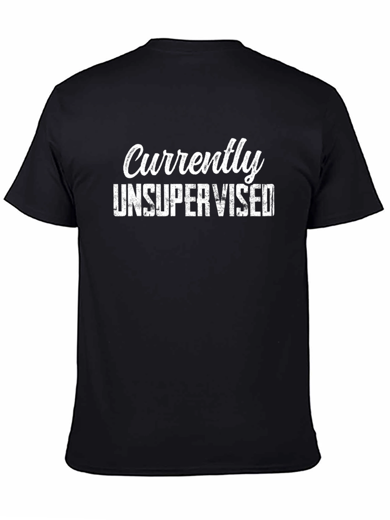 Unsupervised Black Graphic T-Shirt