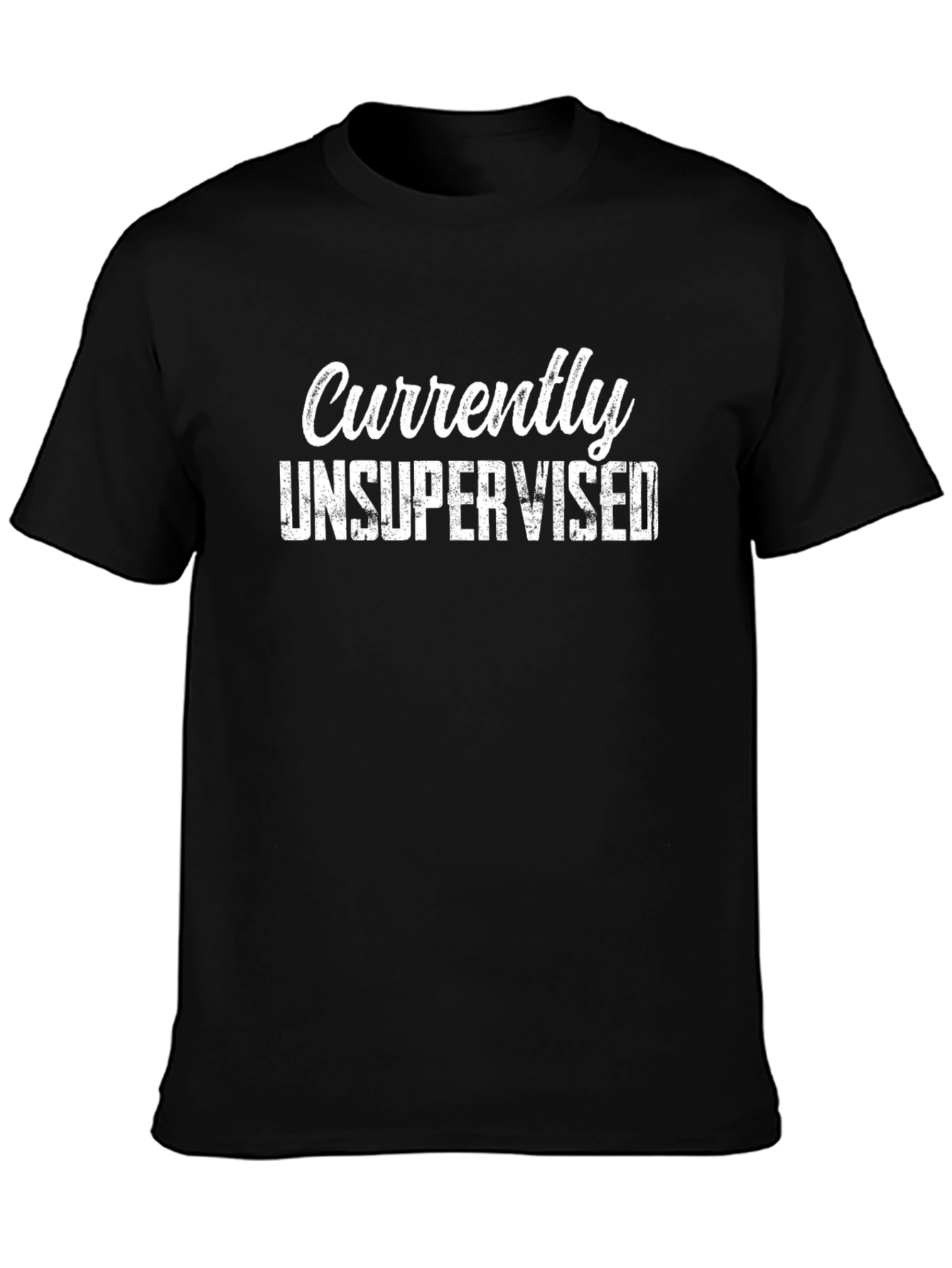 Unsupervised Black Graphic T-Shirt