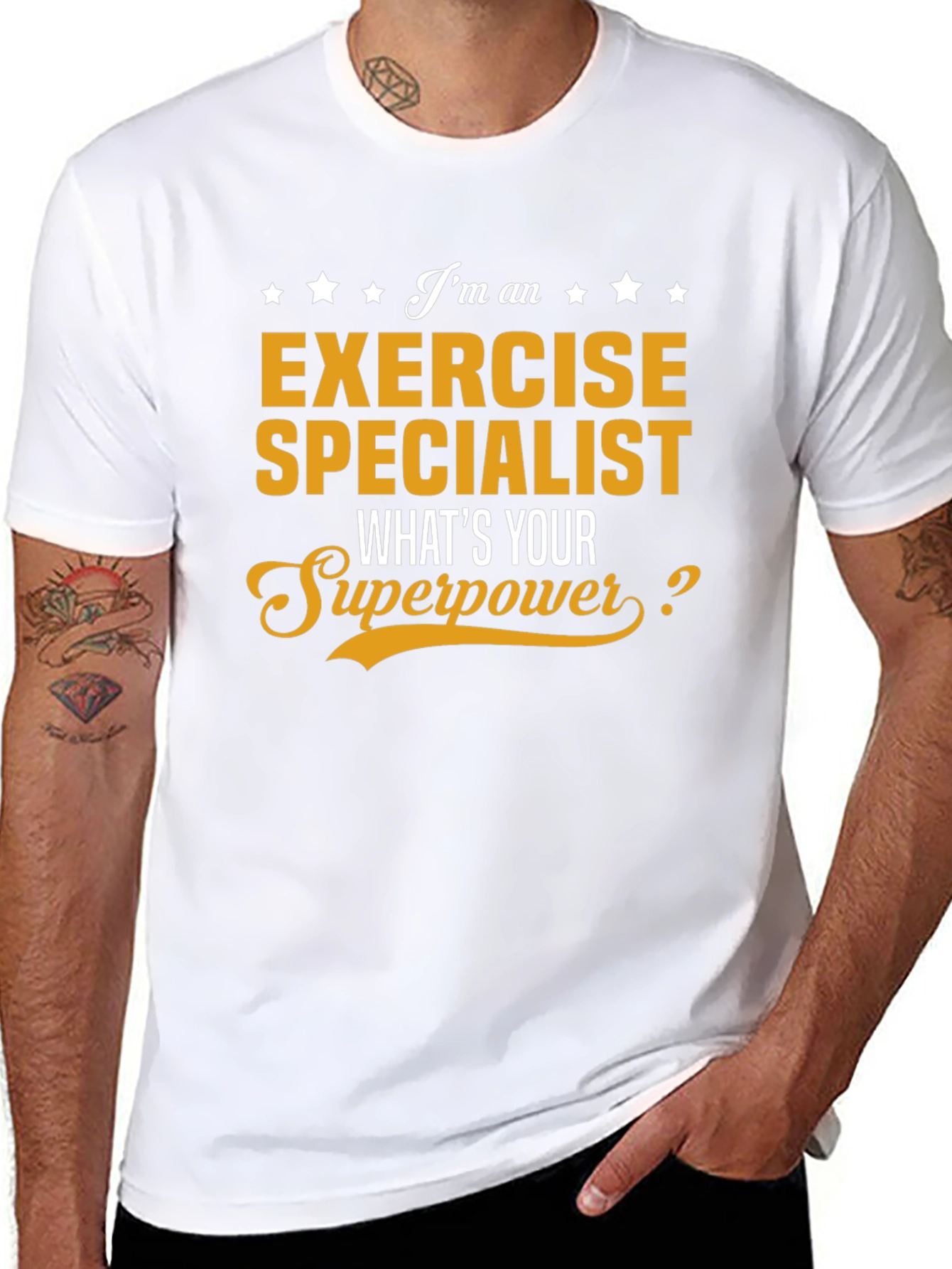 Exercise Specialist T-Shirt - Whats Your Superpower?