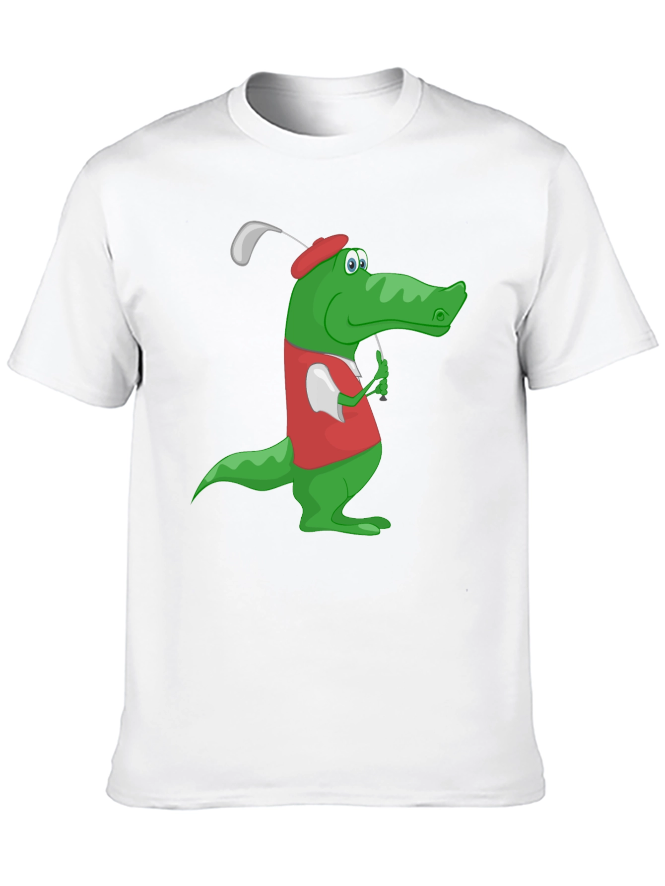Golf Gator Tee - Funny Crocodile Golfing T-Shirt