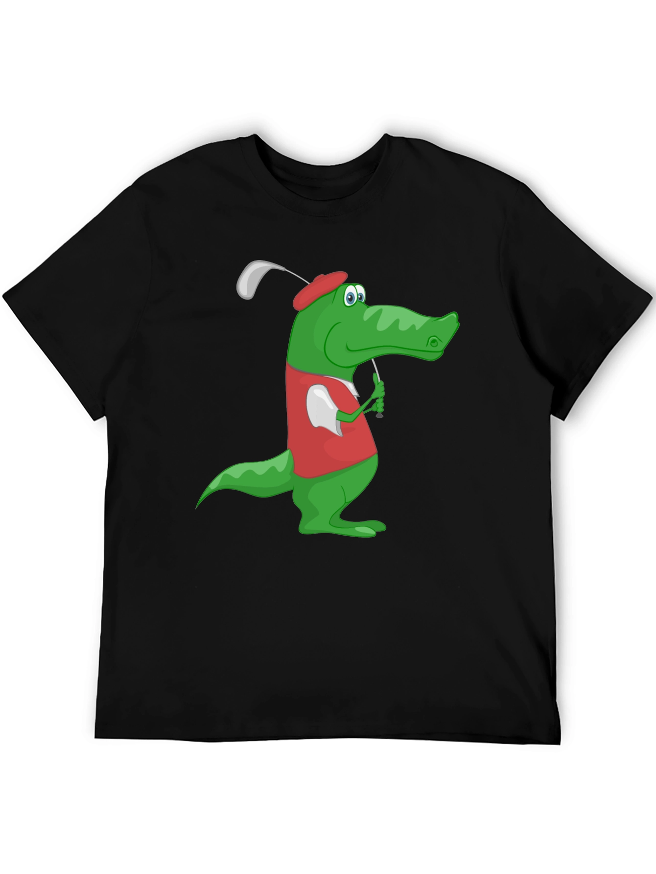 Golf Gator Tee - Funny Crocodile Golfing T-Shirt