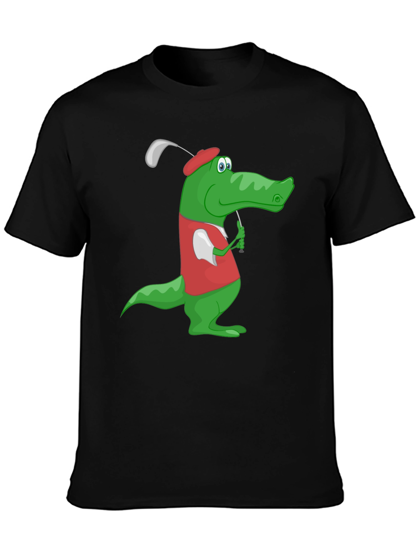 Golf Gator Tee - Funny Crocodile Golfing T-Shirt