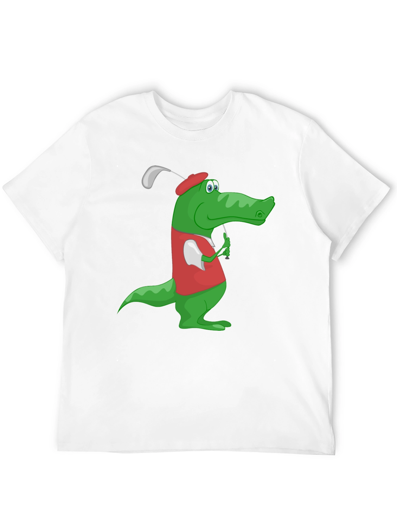 Golf Gator Tee - Funny Crocodile Golfing T-Shirt