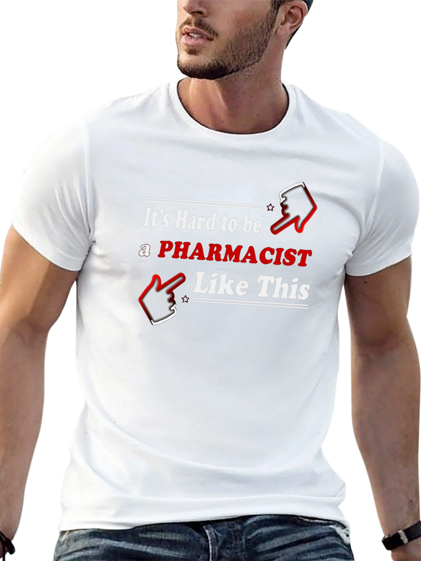 Pharmacist T-Shirt - Hard To Be Like This