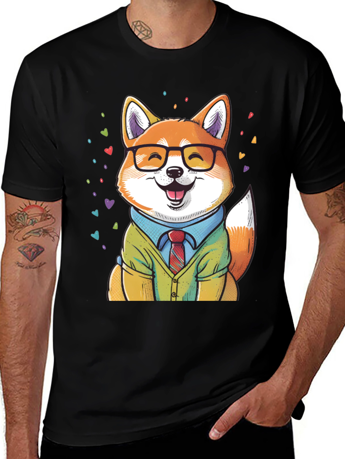 Shiba Inu Office Style T-Shirt
