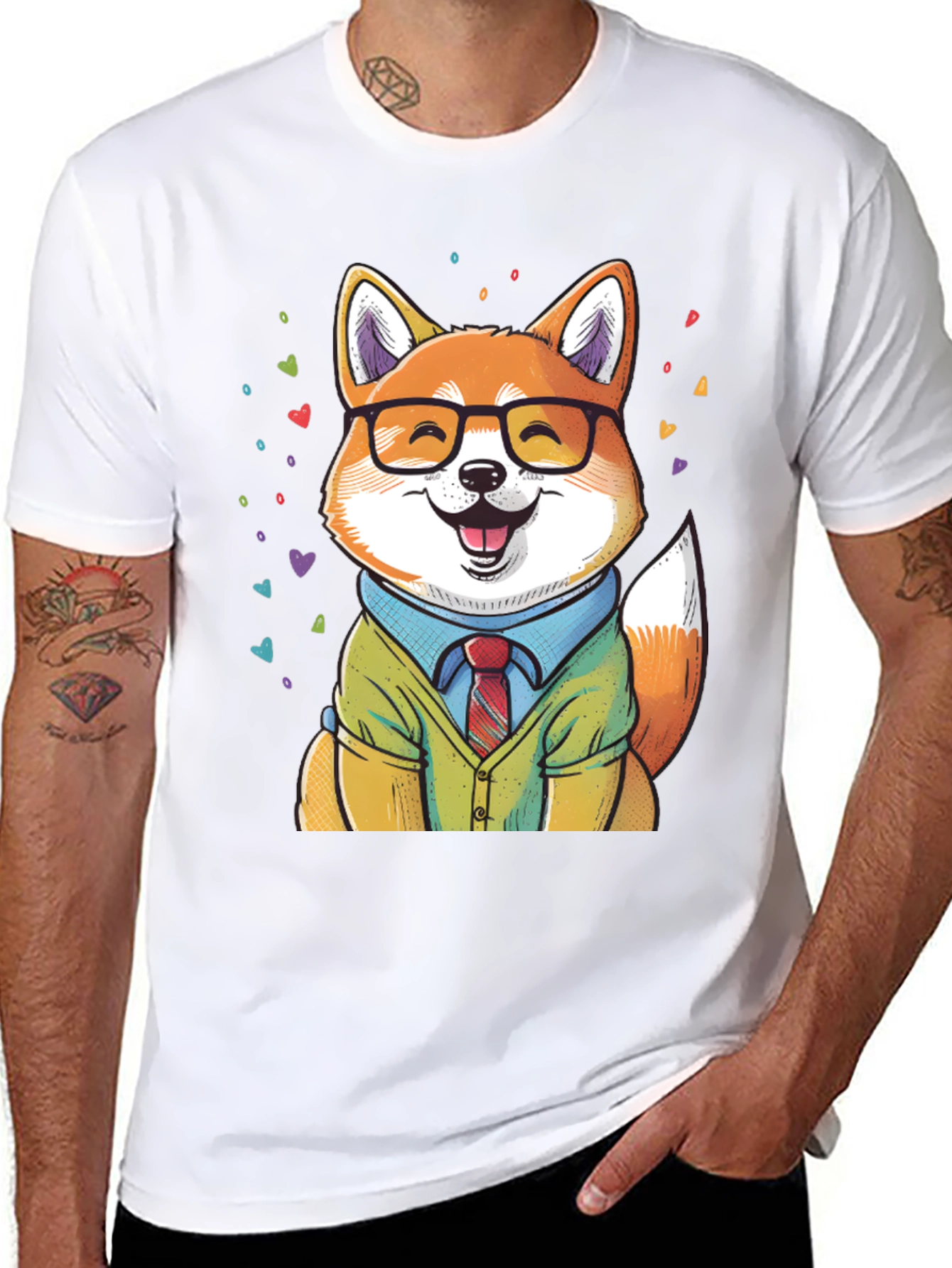 Shiba Inu Office Style T-Shirt